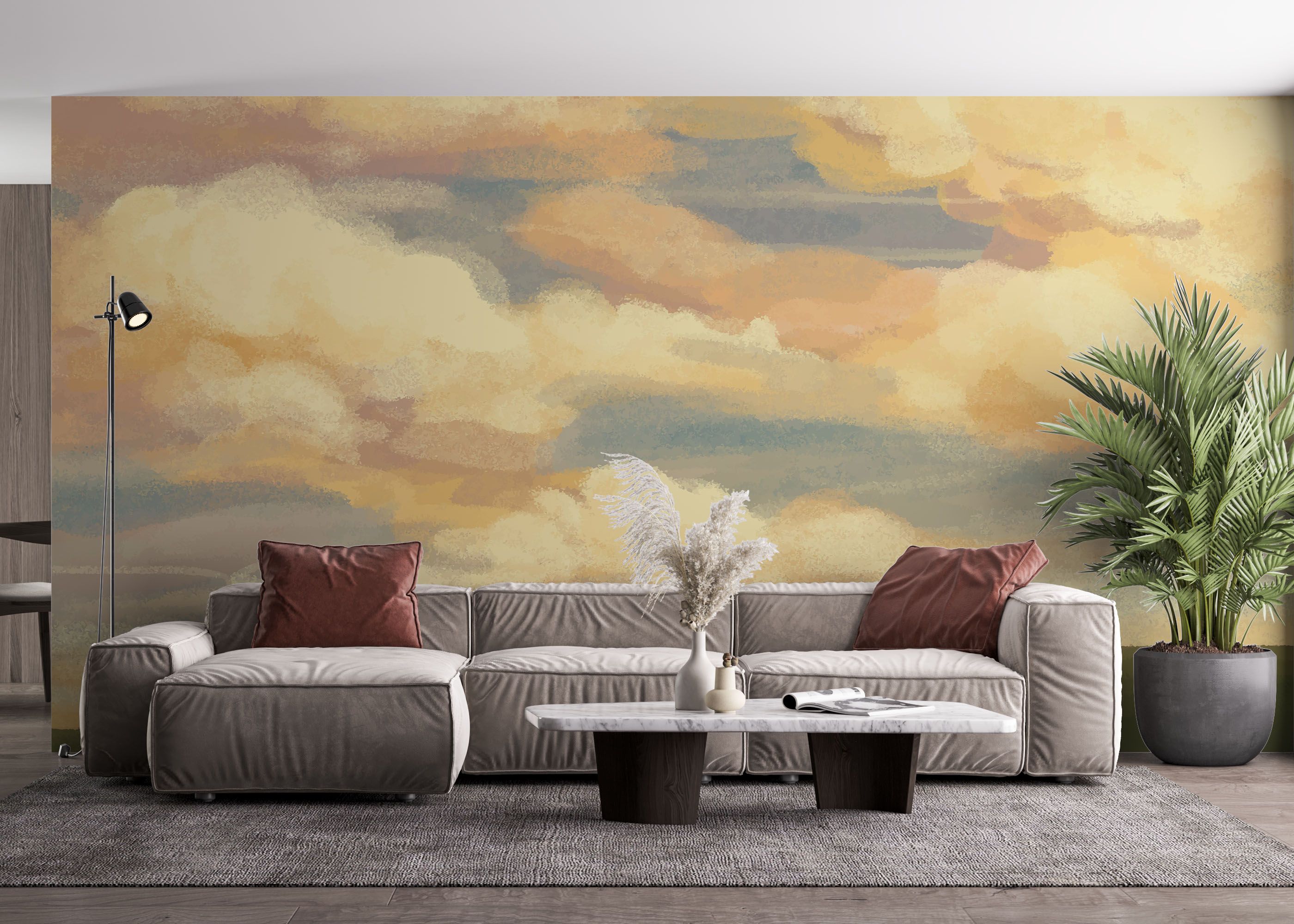 Field Colorful Sky mockup 4