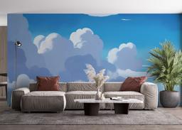 Fluffy Clouds Art mockup 4