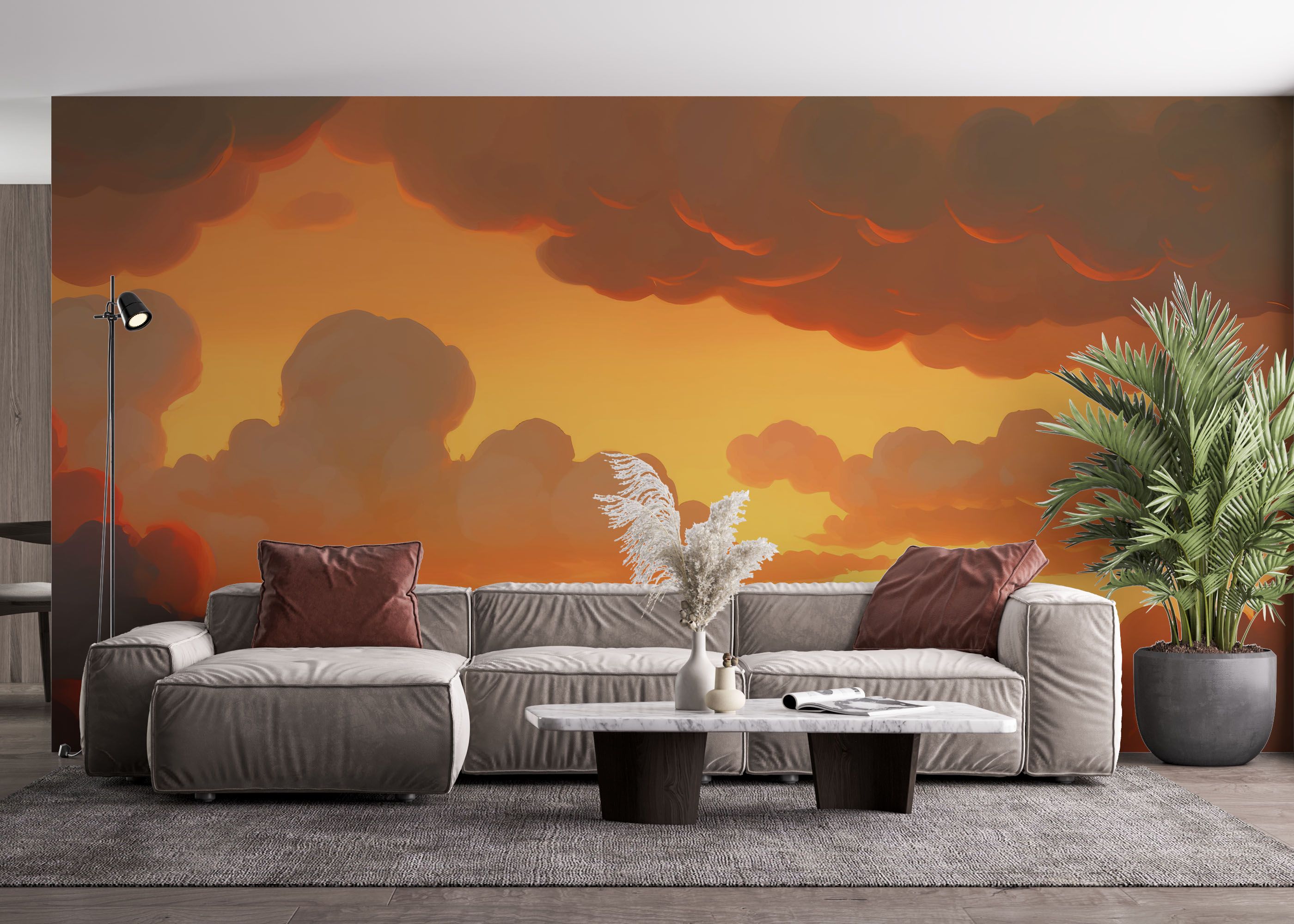 Orange Cloud Light mockup 4