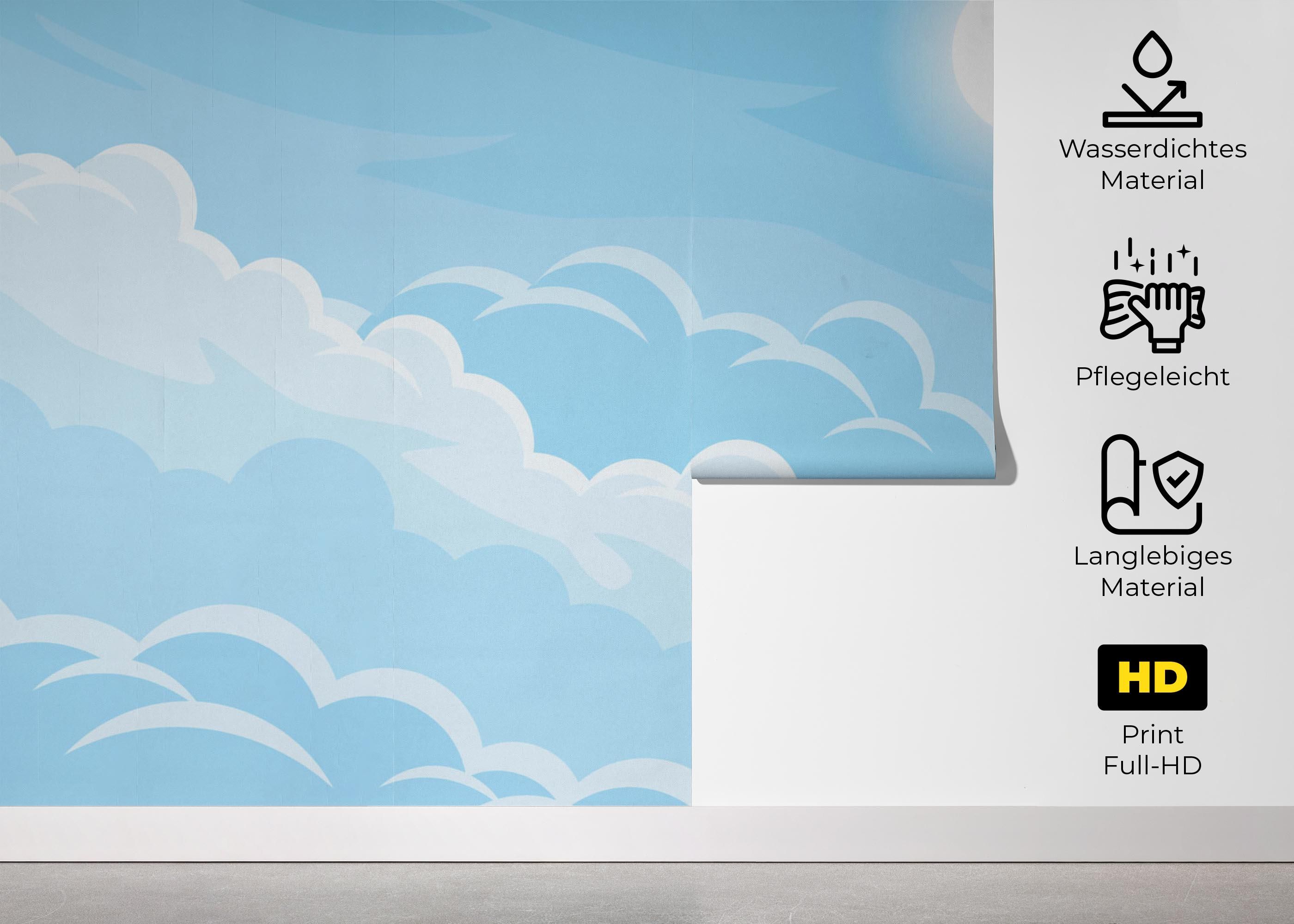 Simple Blue Cloud mockup 5
