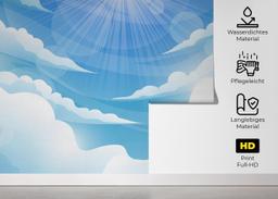 Sun Light Clouds mockup 5