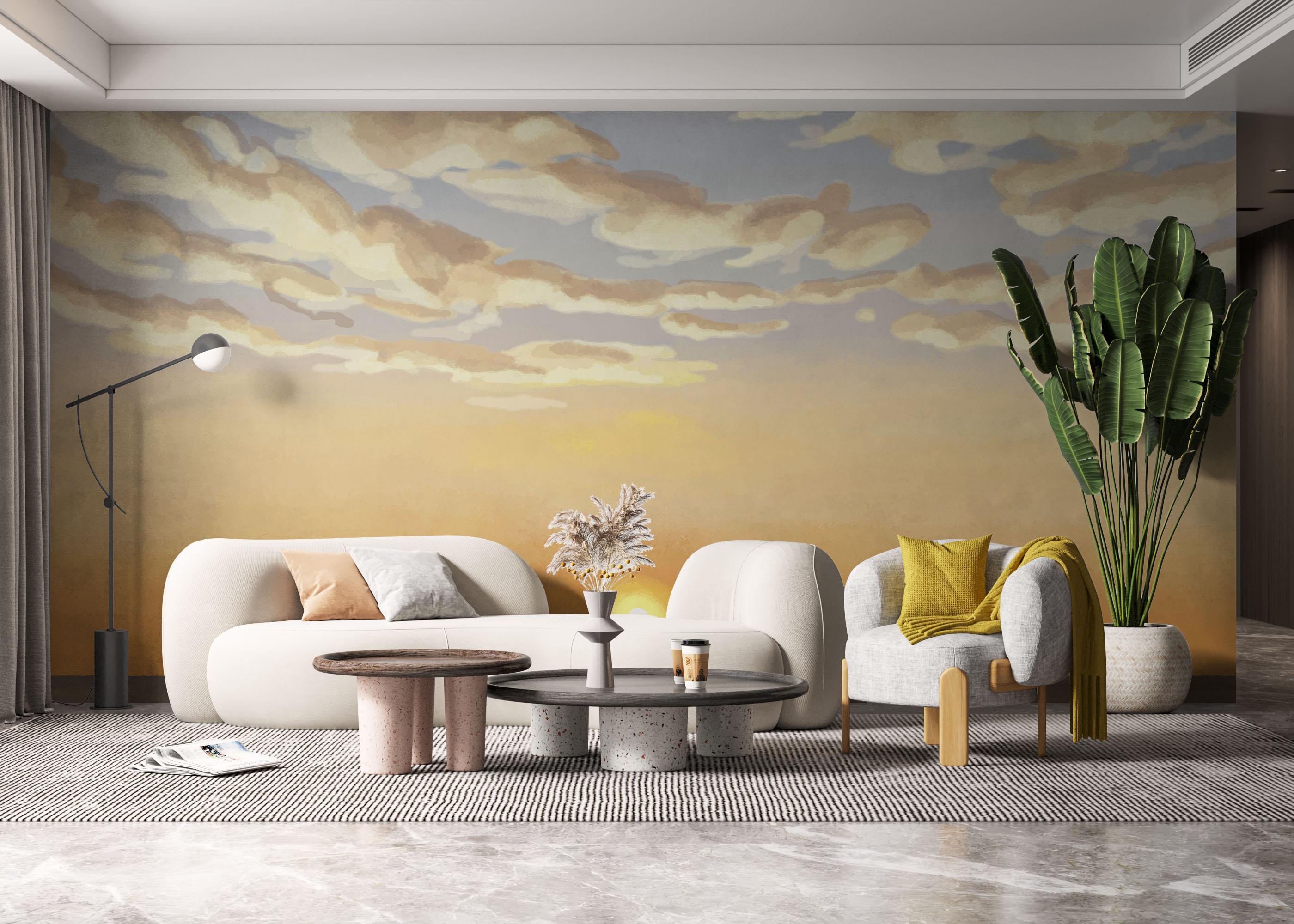 Fototapete Cloud Art Ocean mockup 6