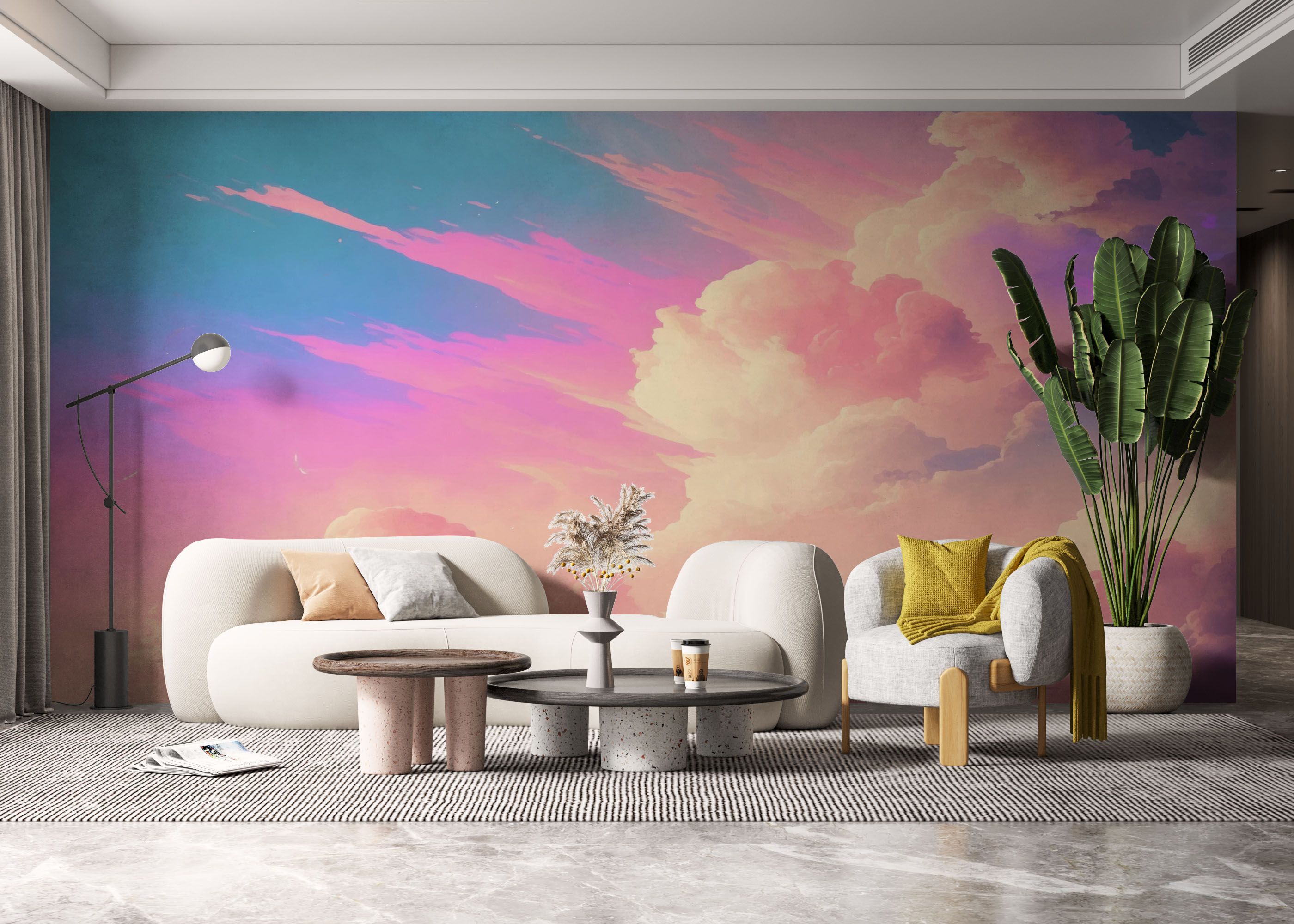 Pink Cream Cloud mockup 6