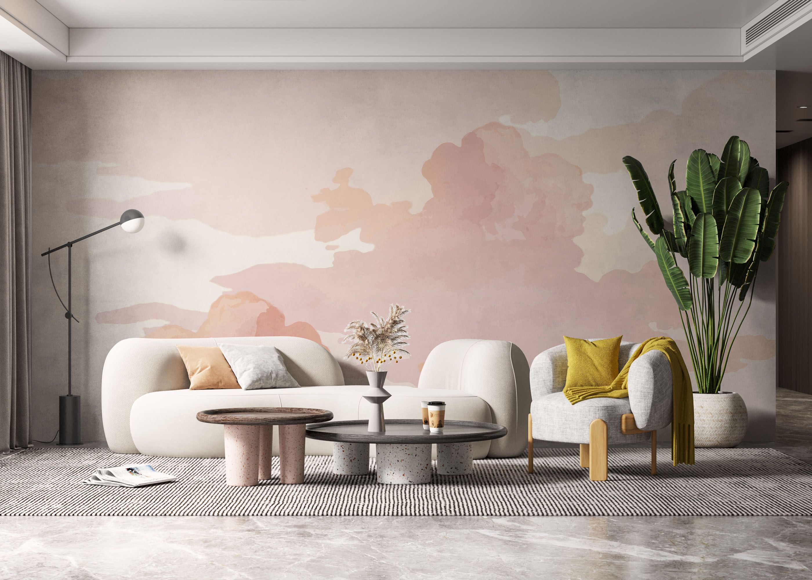 Pink Cute Cloud mockup 6