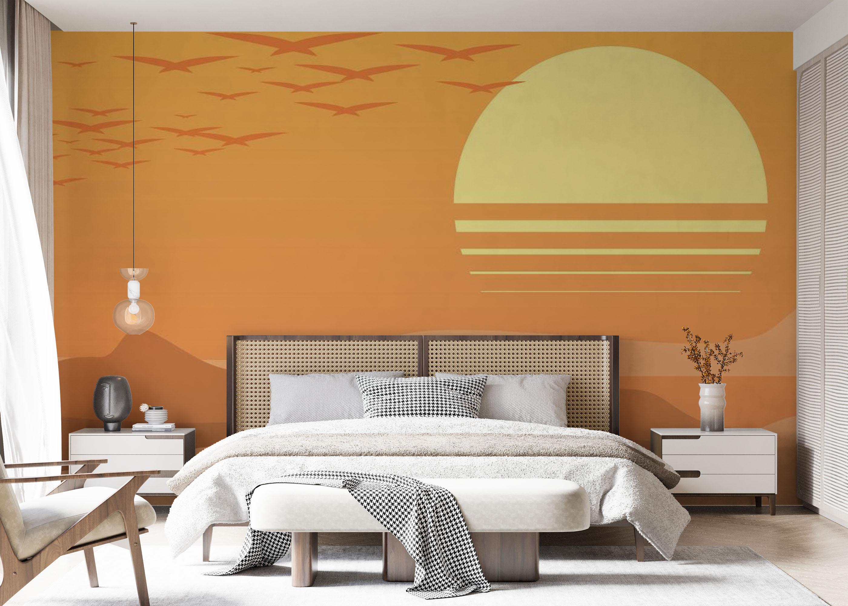 Fototapete Afternoon Desert mockup 7