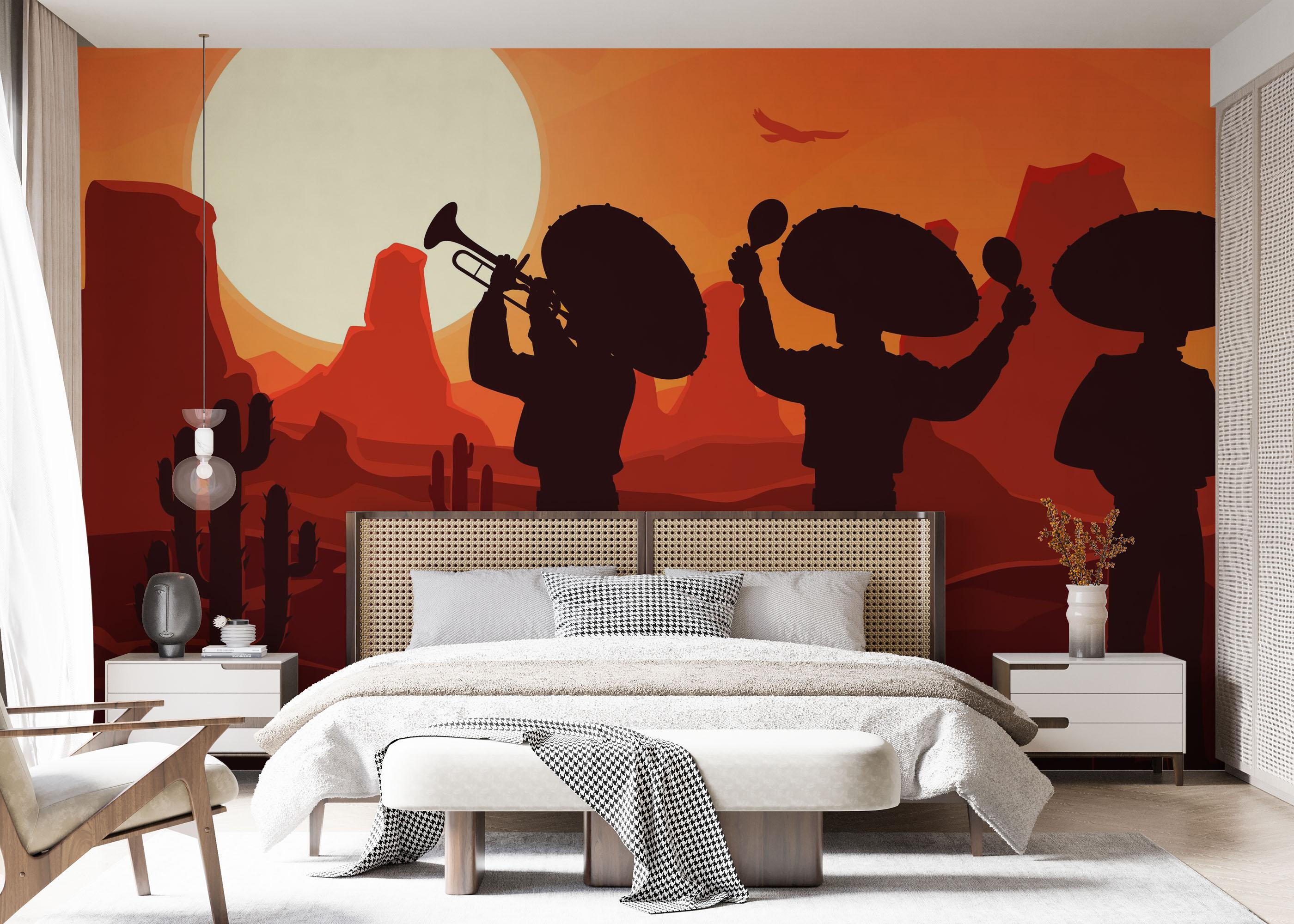 Fototapete Mexican Desert mockup 7