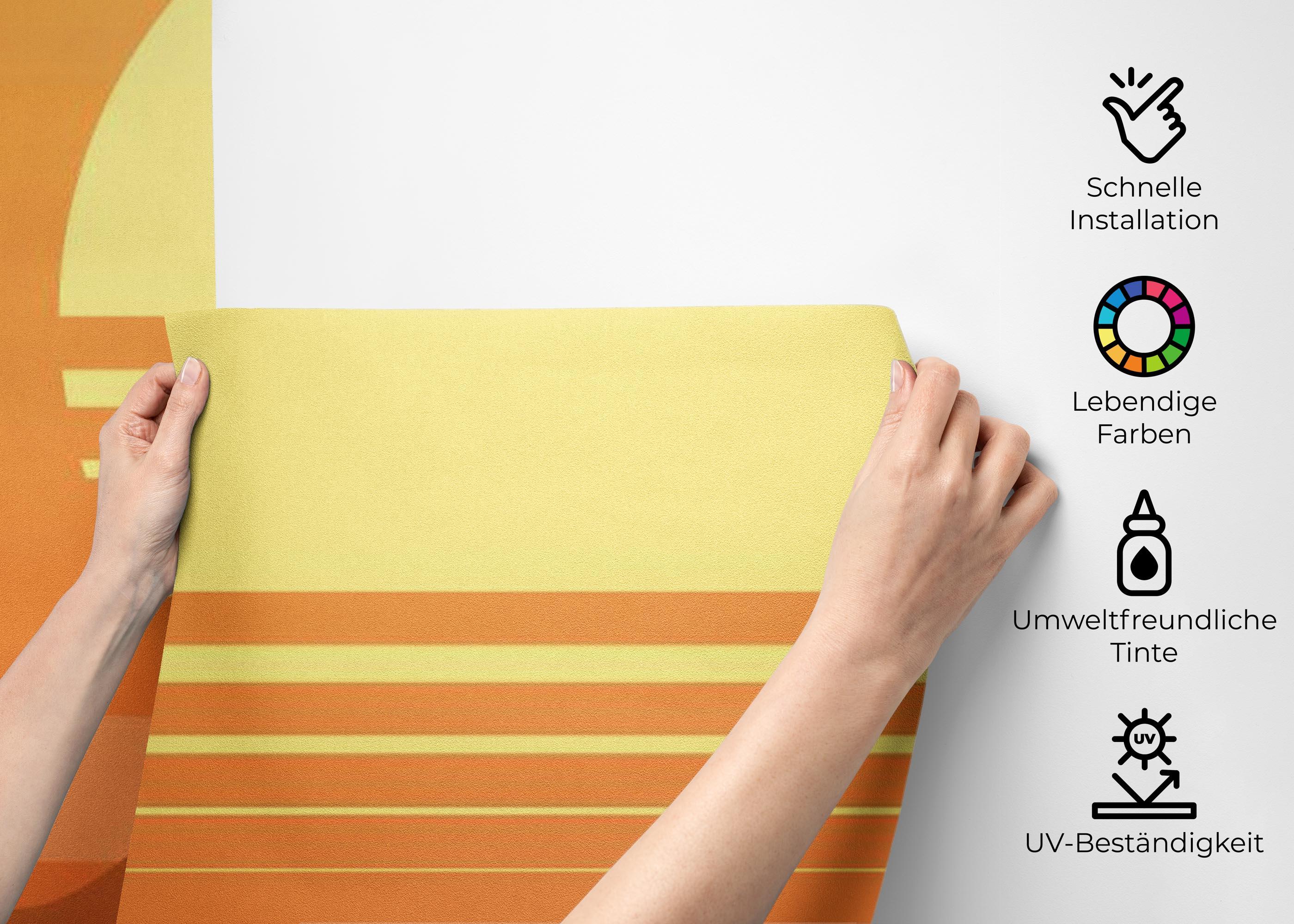 Fototapete Afternoon Desert mockup 2