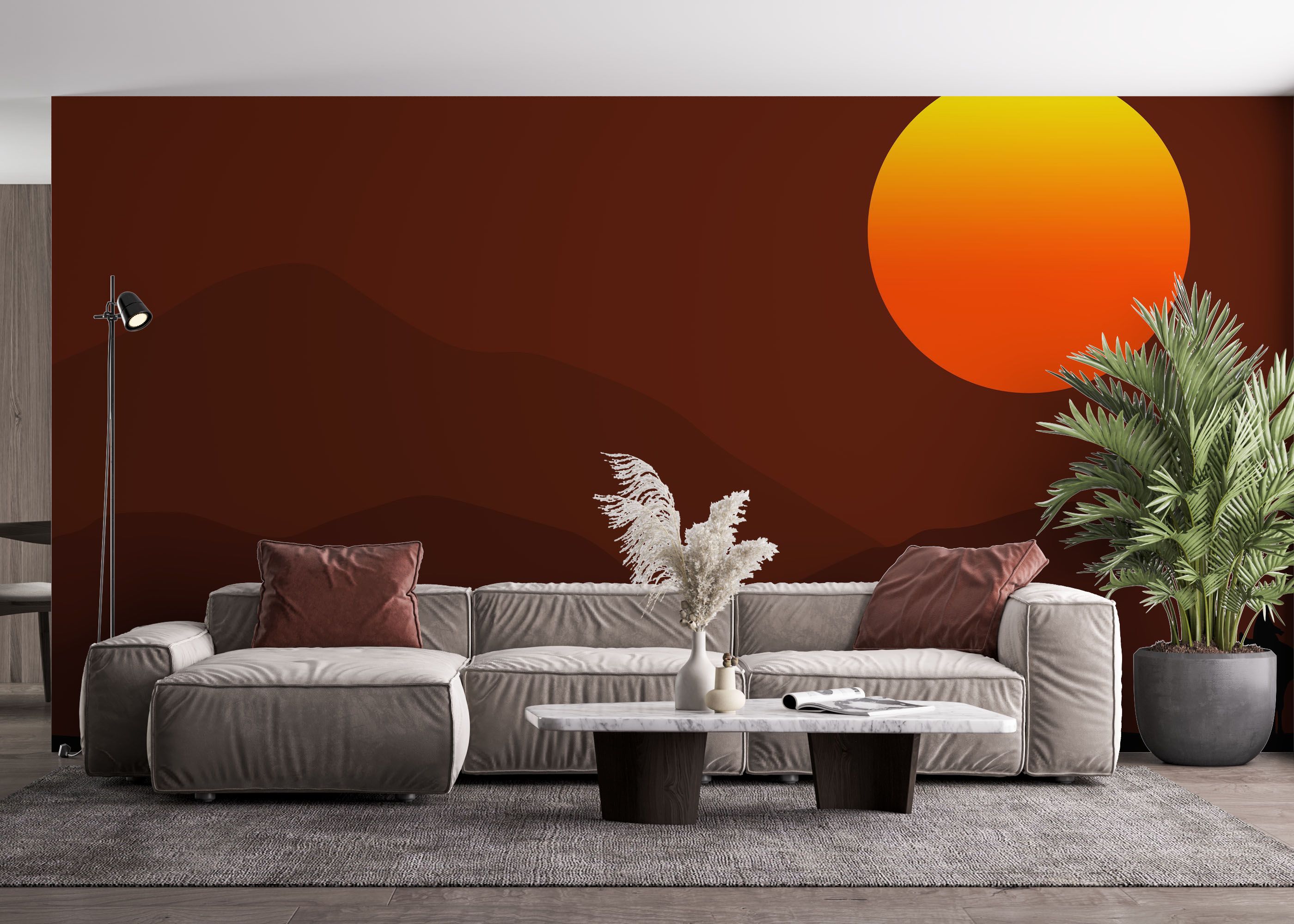 Desert Art Sunset mockup 4