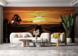 Car Sunset Desert mockup 6