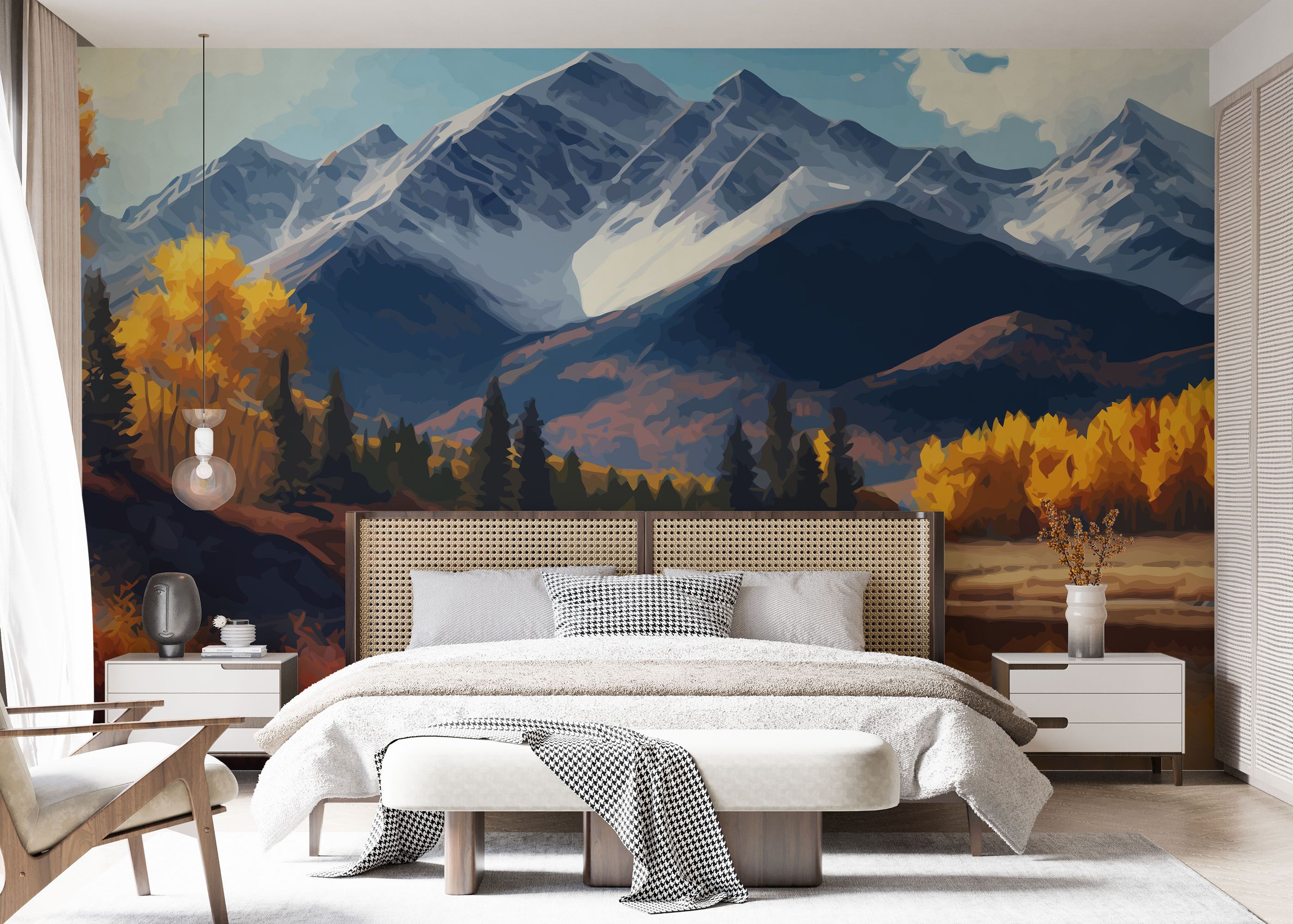 Mountain Autumn Tree mockup 7