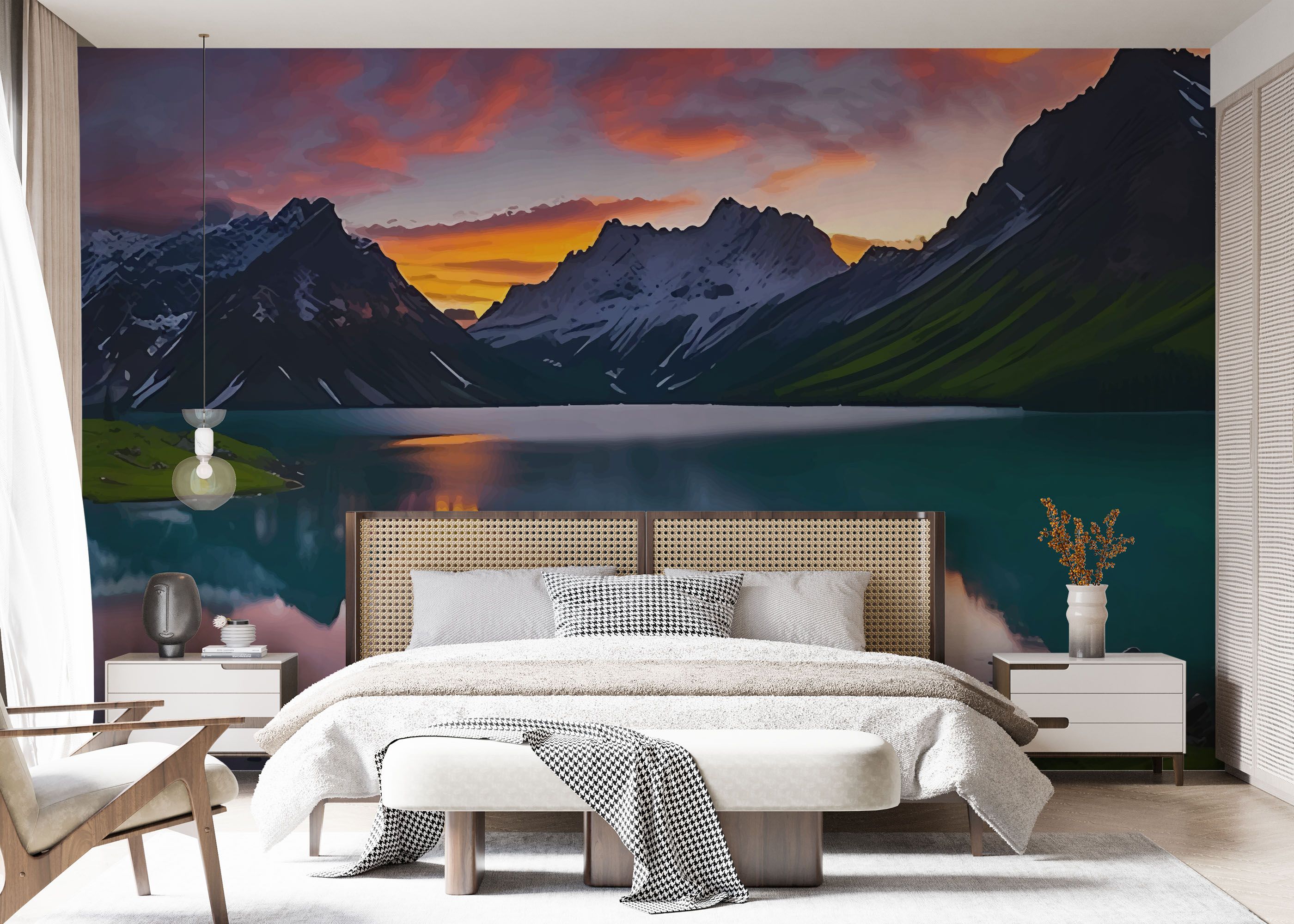 Mountain Pink Sky mockup 7