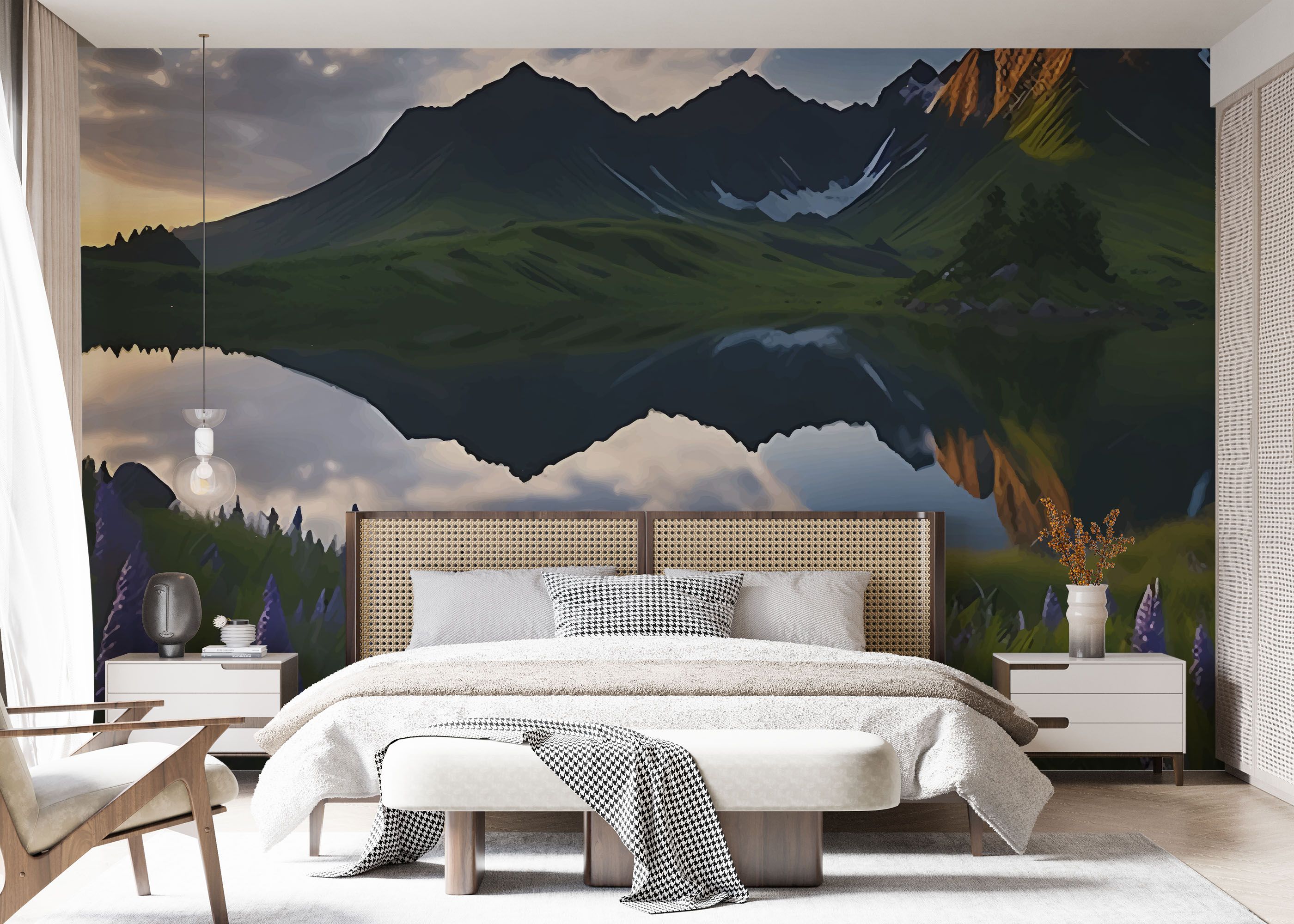 Mountain Purple Plant mockup 7