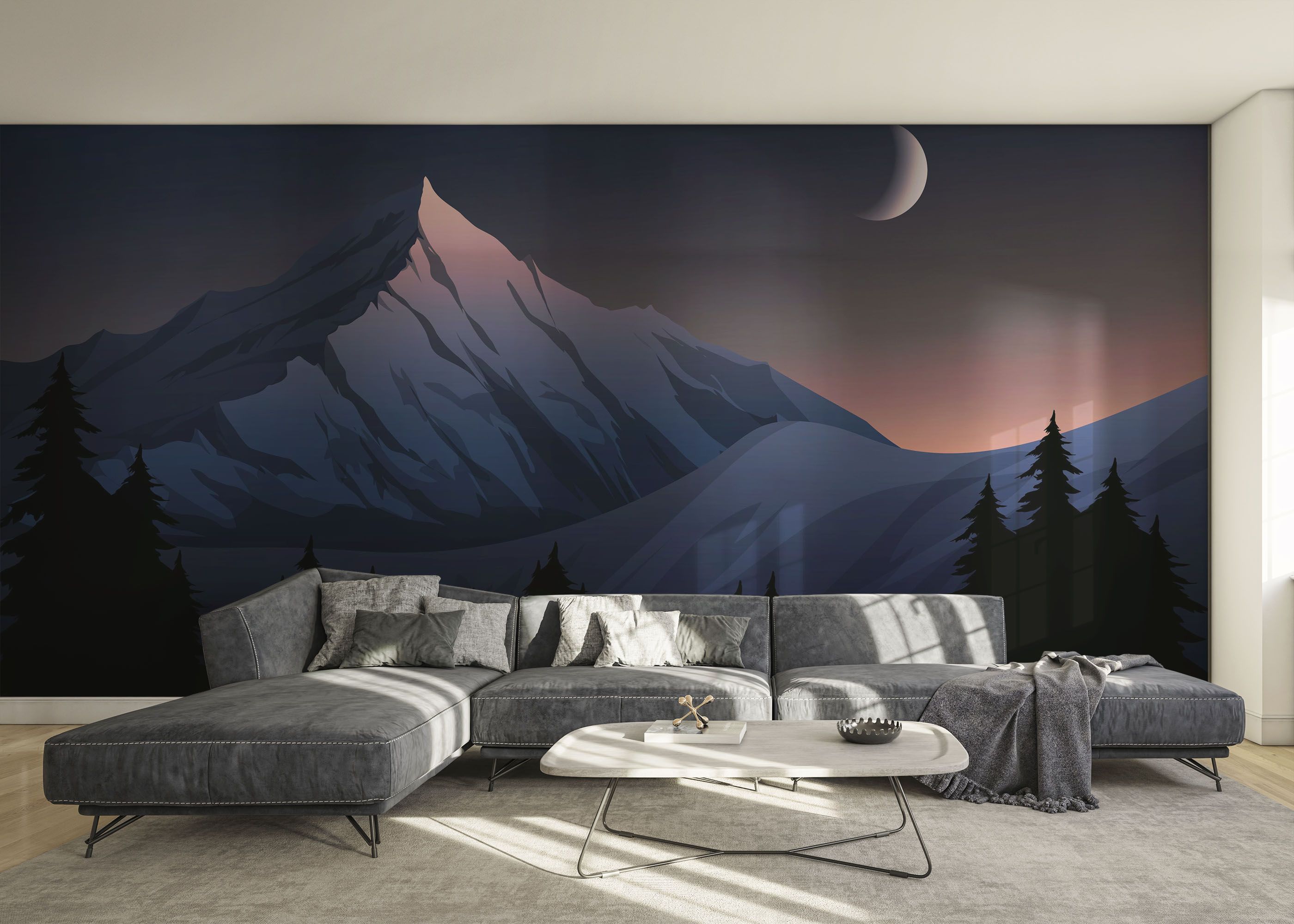 Mountain Calm Night mockup 0