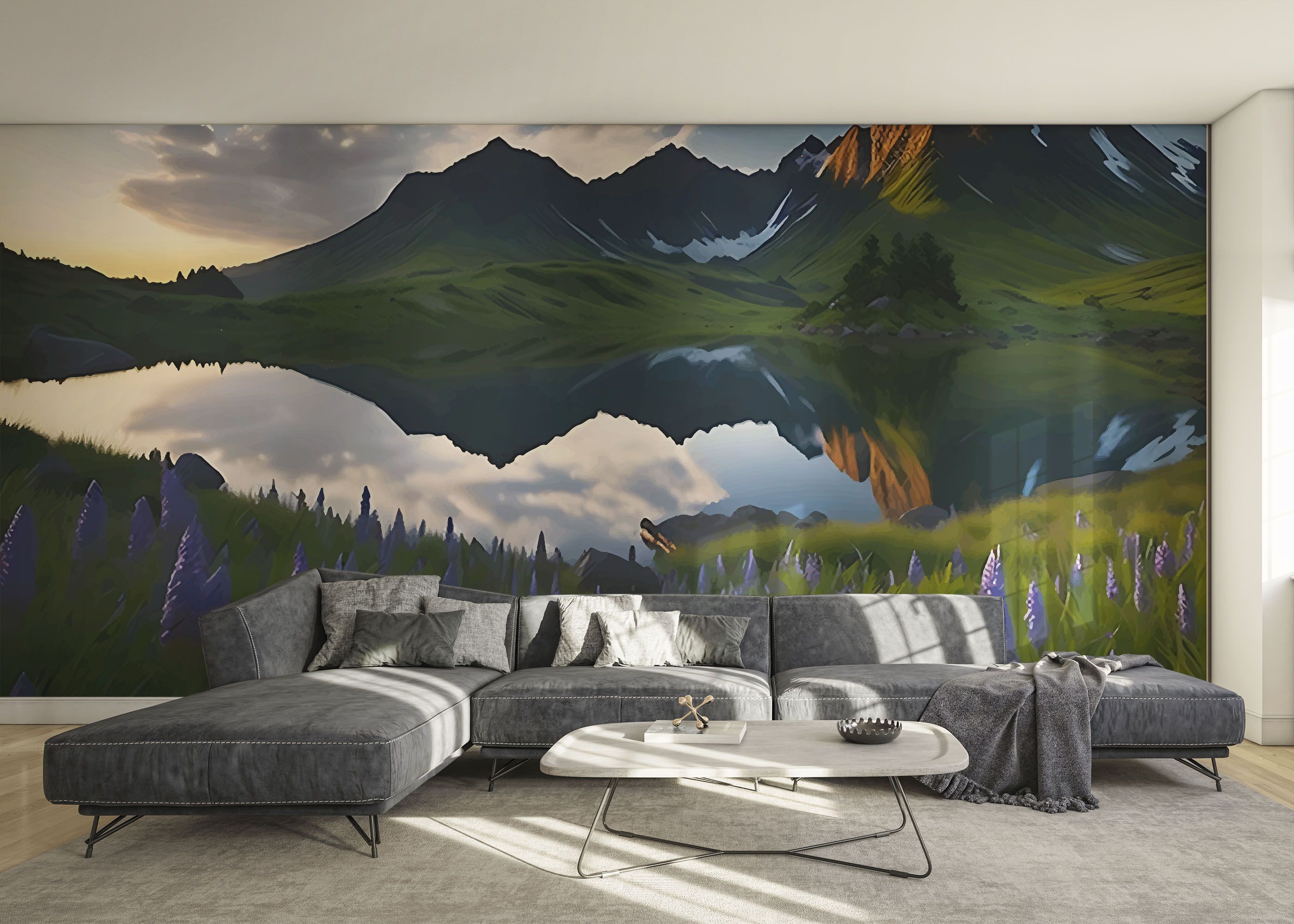 Mountain Purple Plant mockup 0