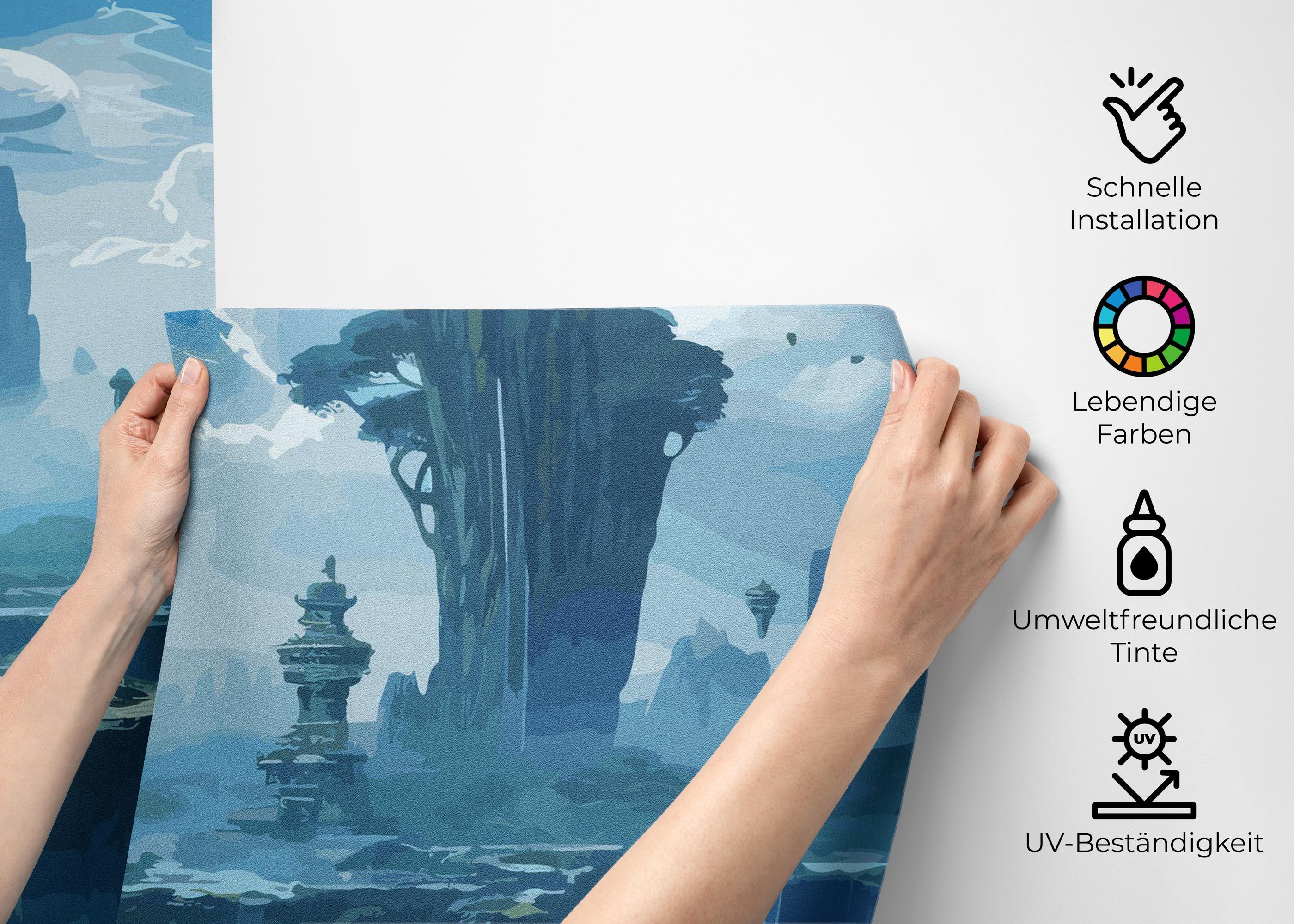 Fototapete Mountain Dream Art mockup 2