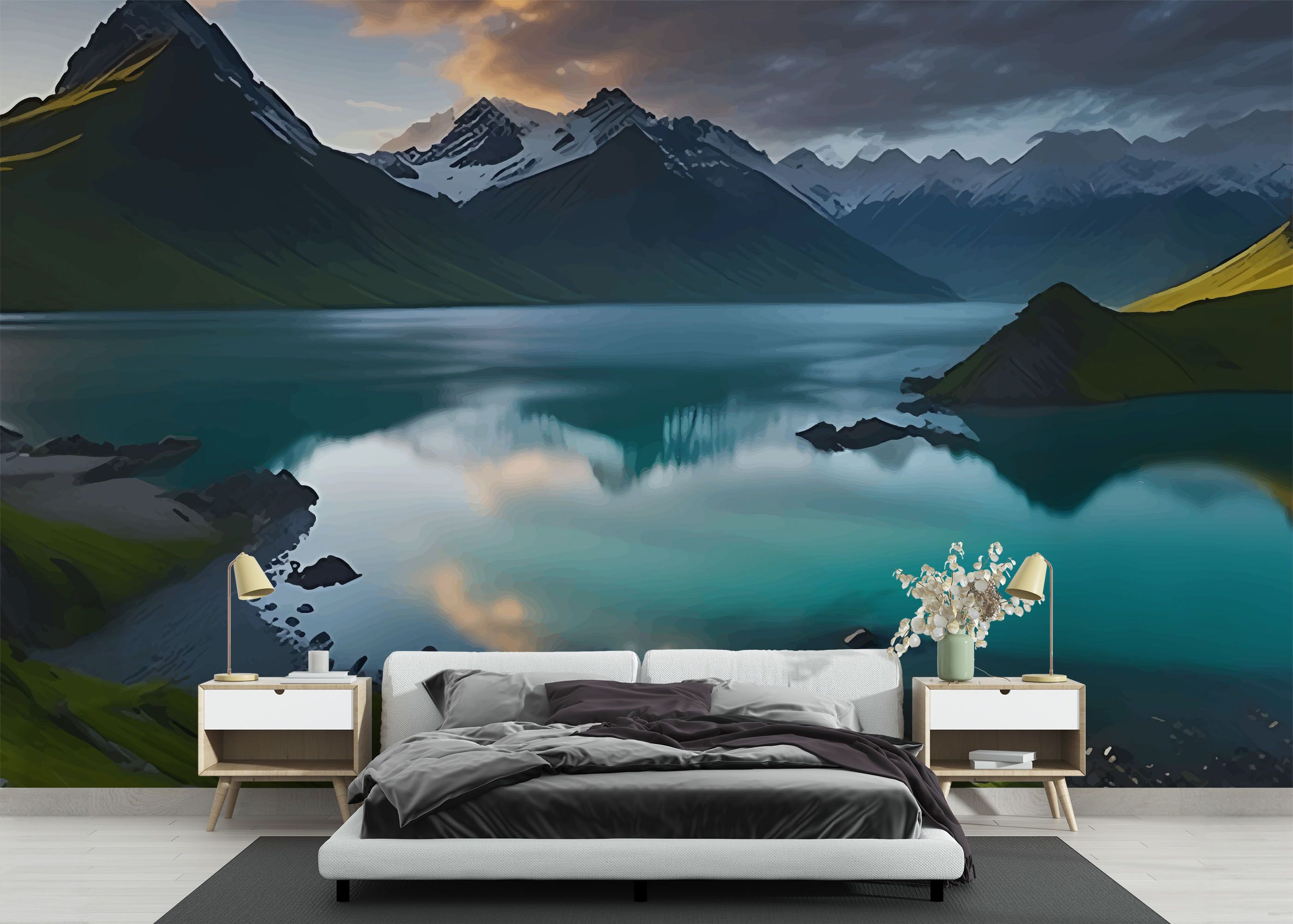 Mountain Blue Lake mockup 3