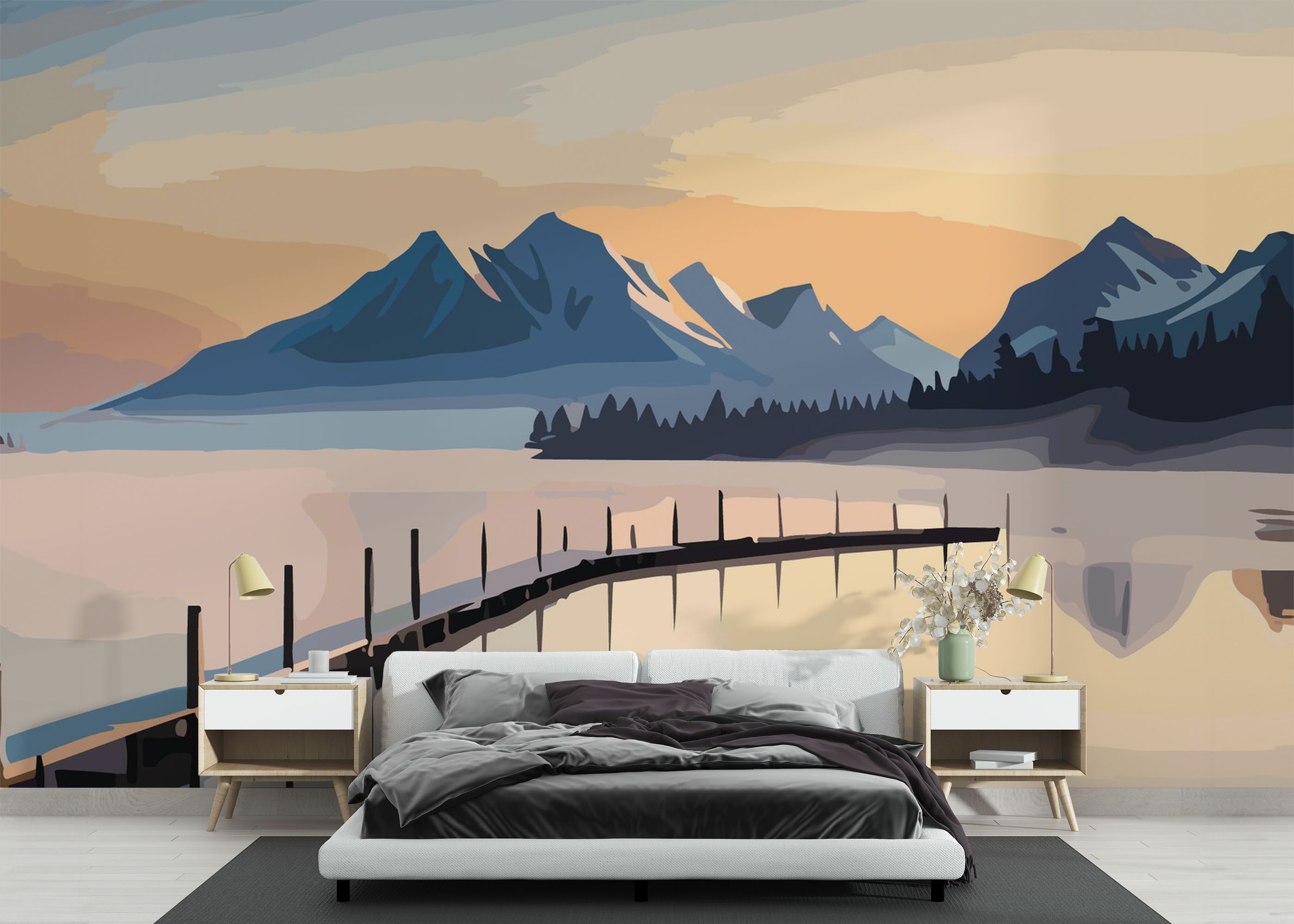 Mountain Bridge Art mockup 3