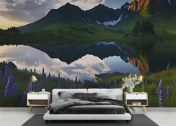 Mountain Purple Plant mockup 3