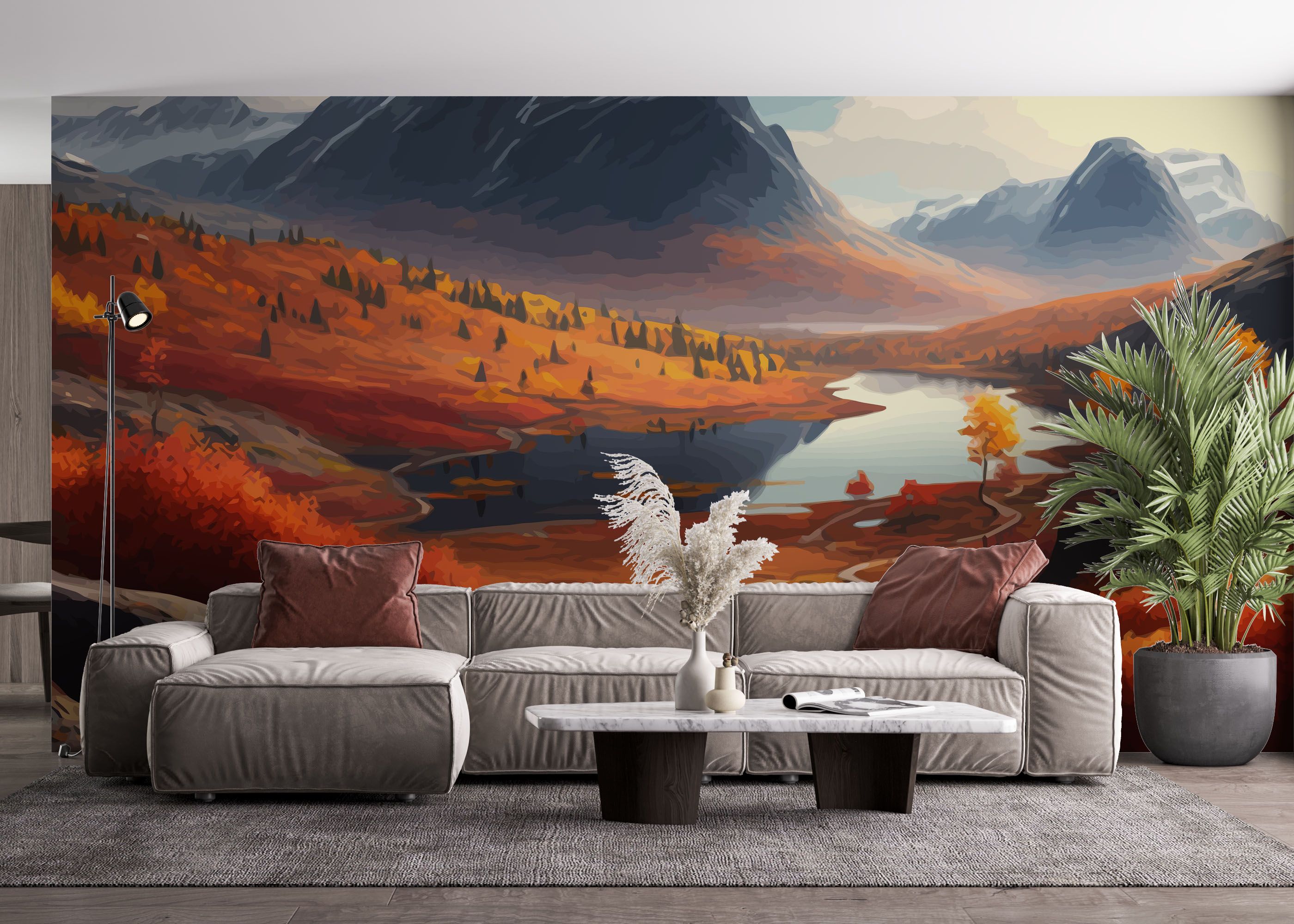 Autumn Mountain mockup 4