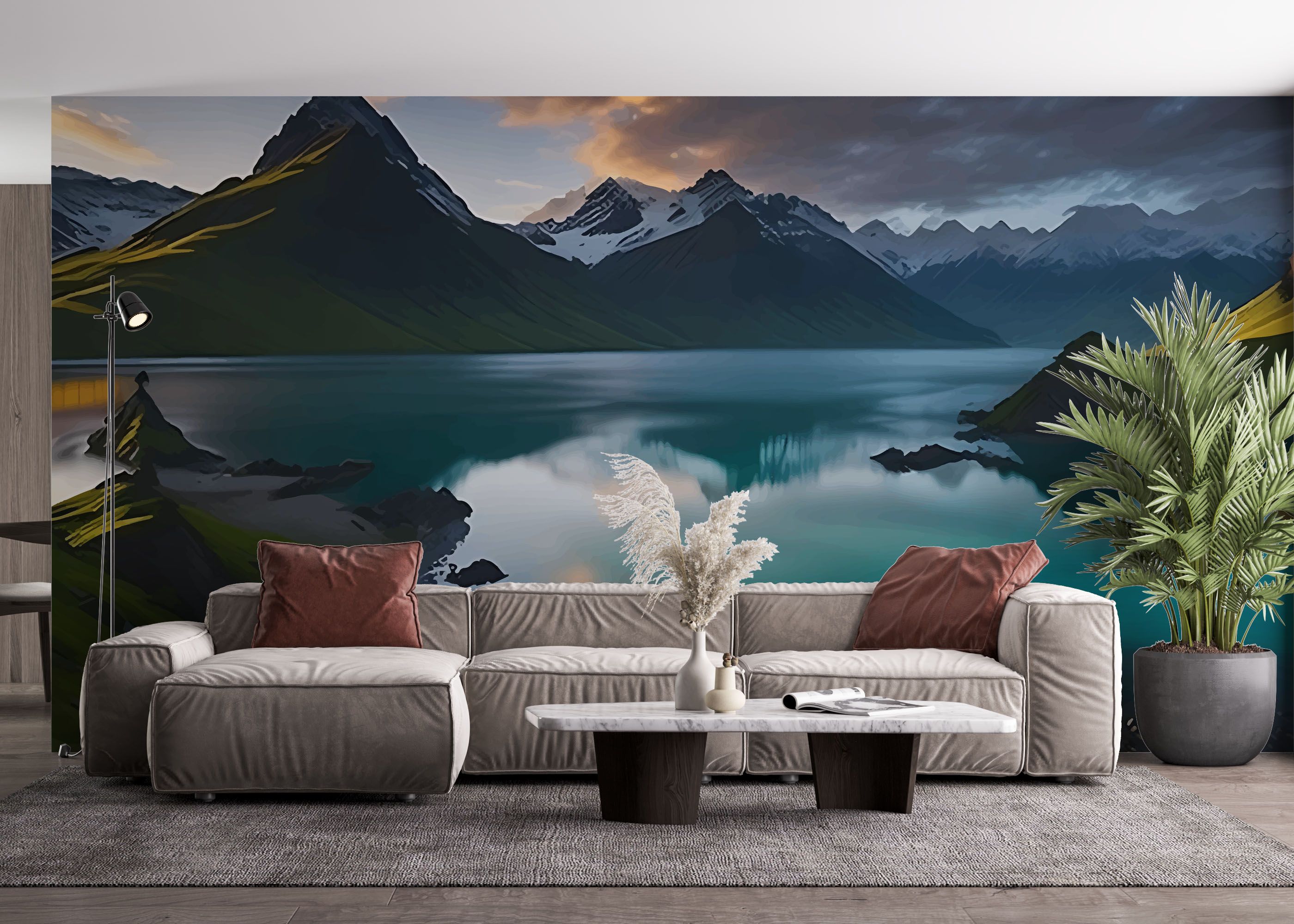 Mountain Blue Lake mockup 4