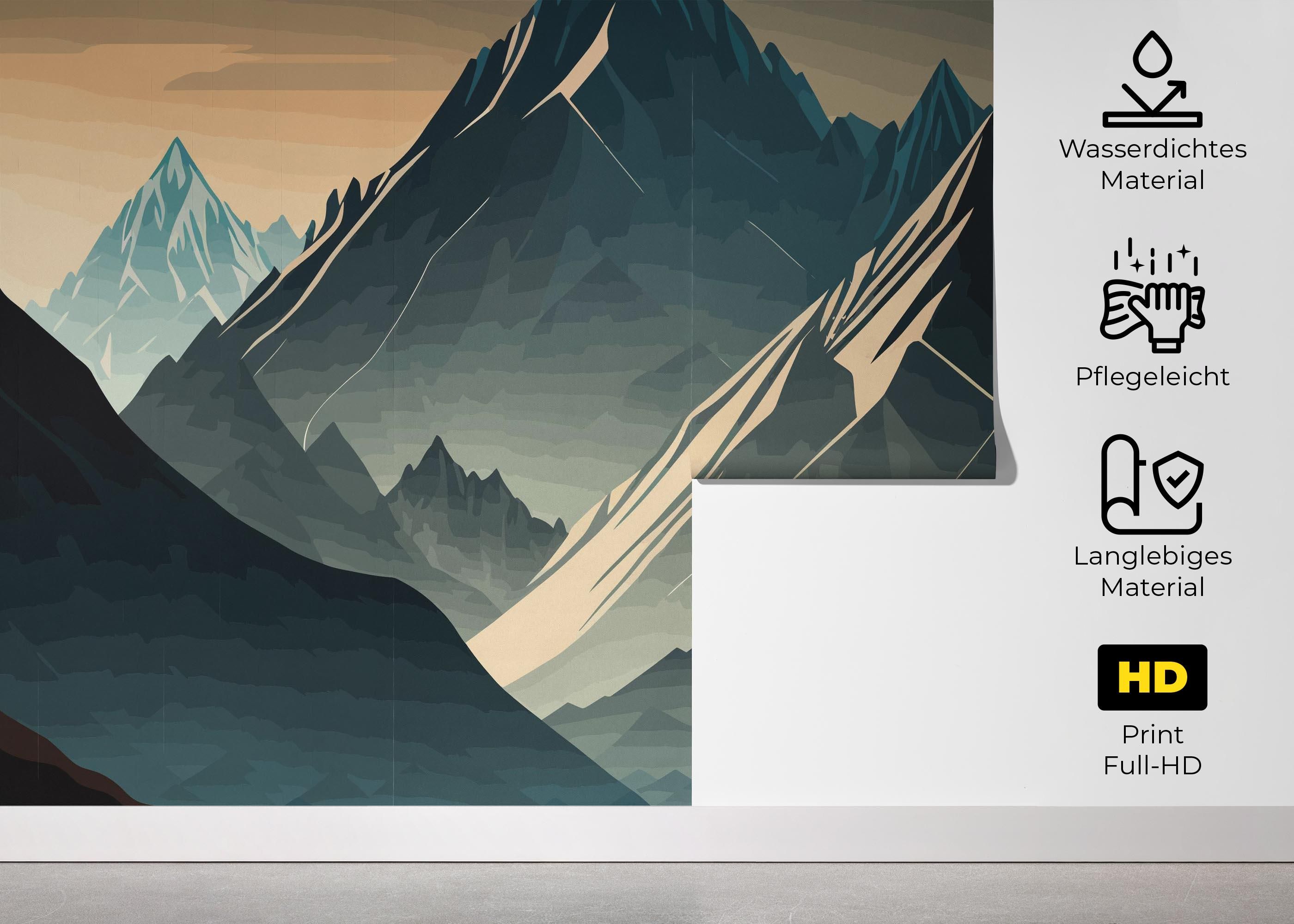 Blue Ice Mountain mockup 5
