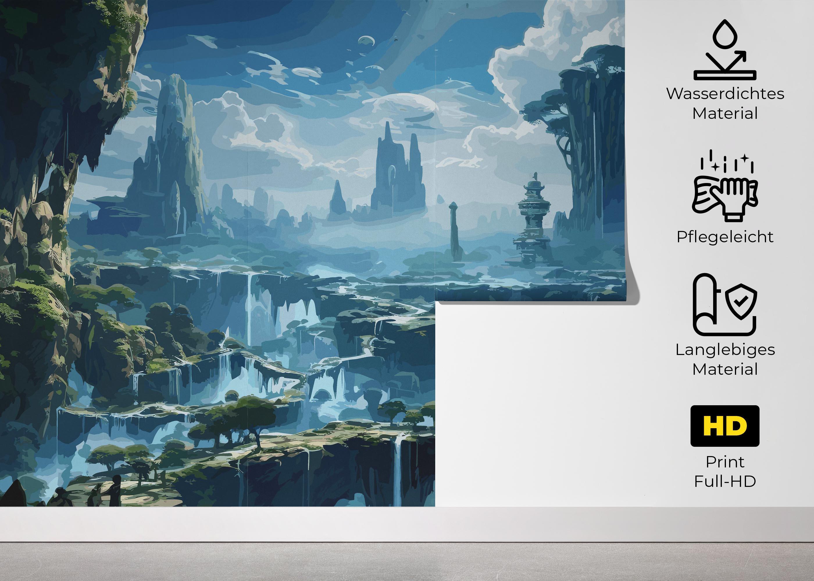 Fototapete Mountain Dream Art mockup 5