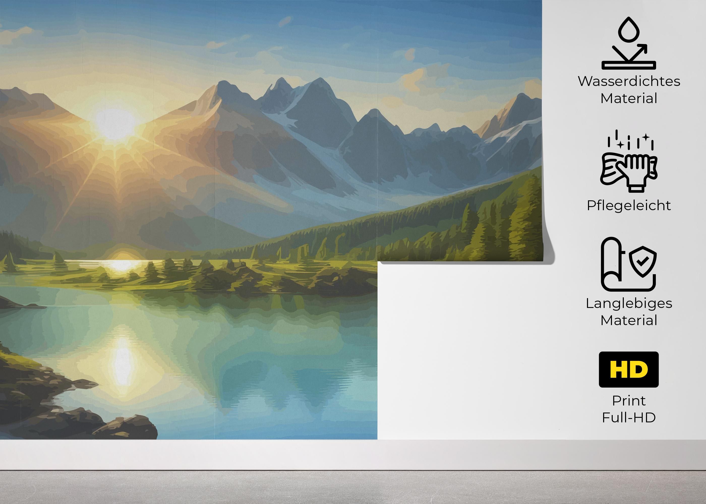 Mountain Lake View mockup 5