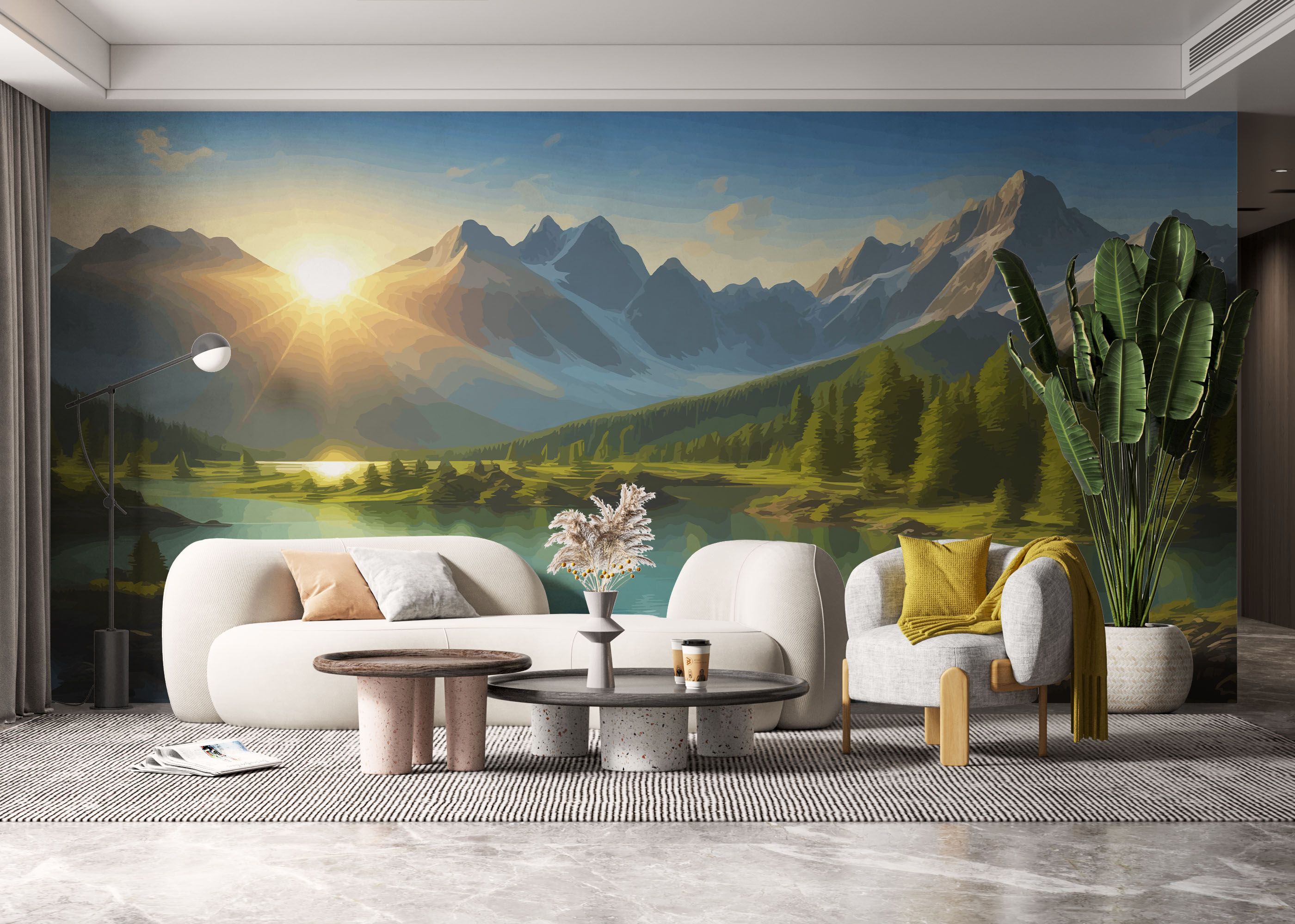 Mountain Lake View mockup 6