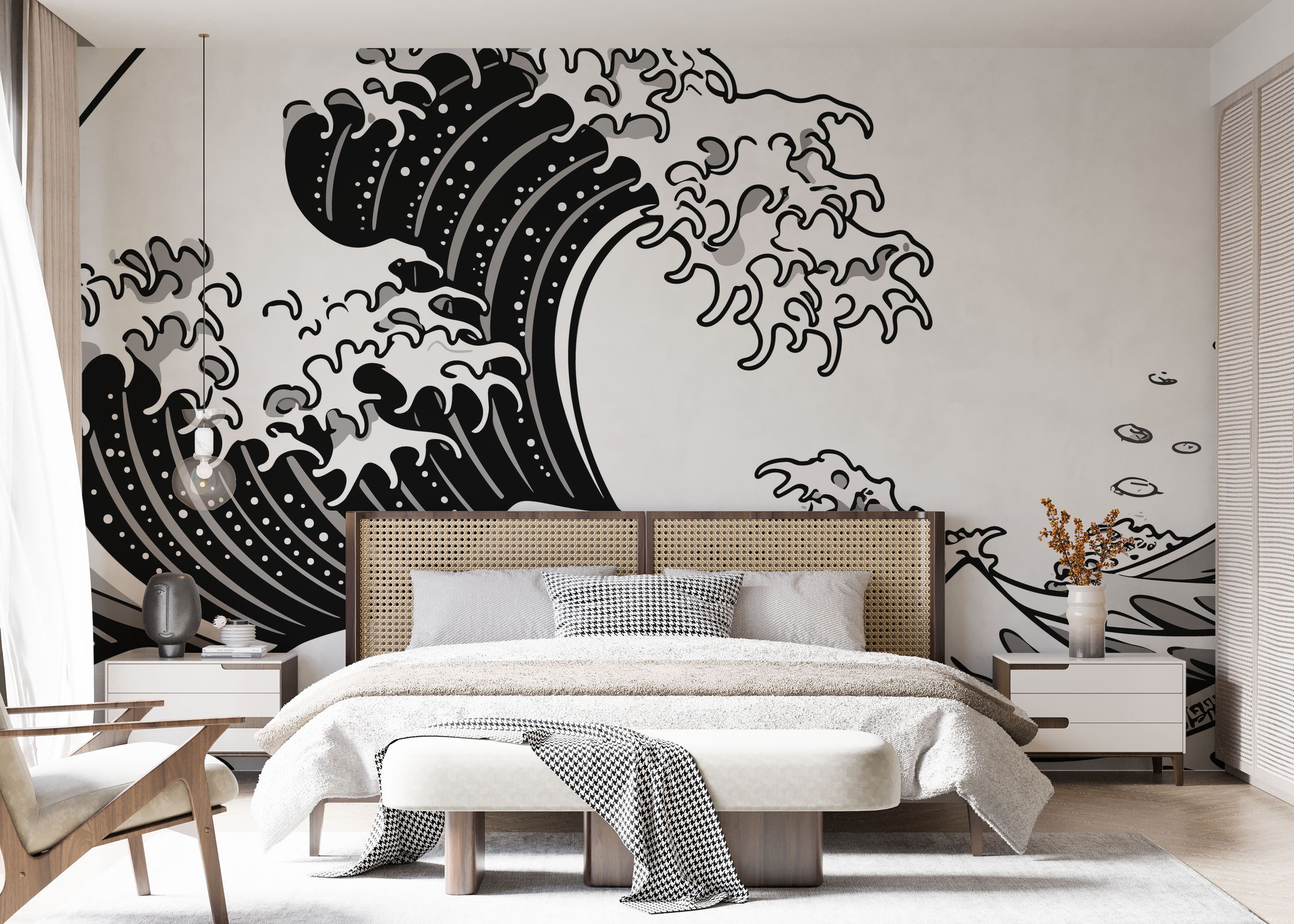 Black Line Wave mockup 7