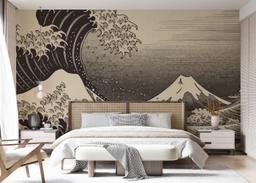 Cream Brown Wave mockup 7