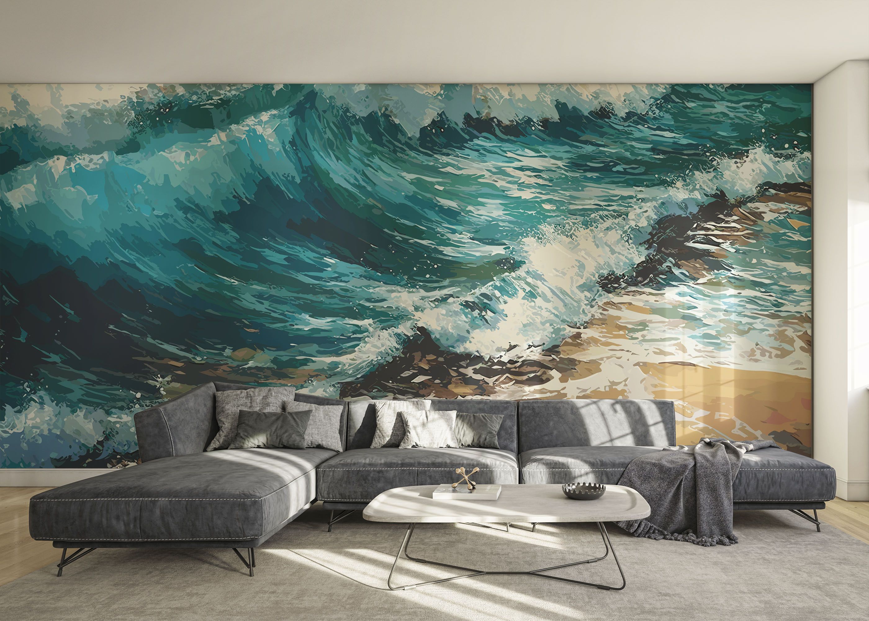 Beach Sand Wave mockup 0