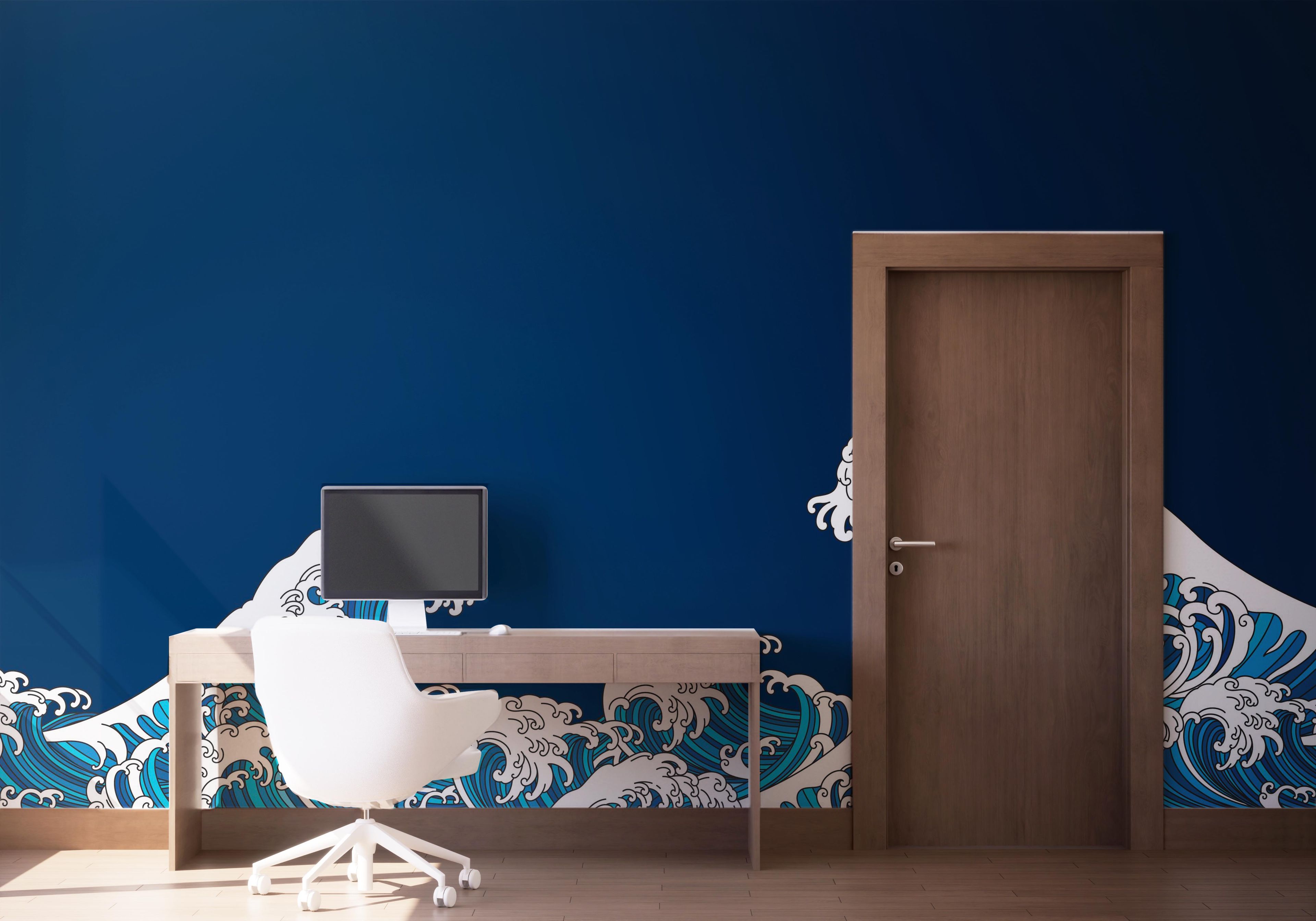 Asian Style Wave mockup 1