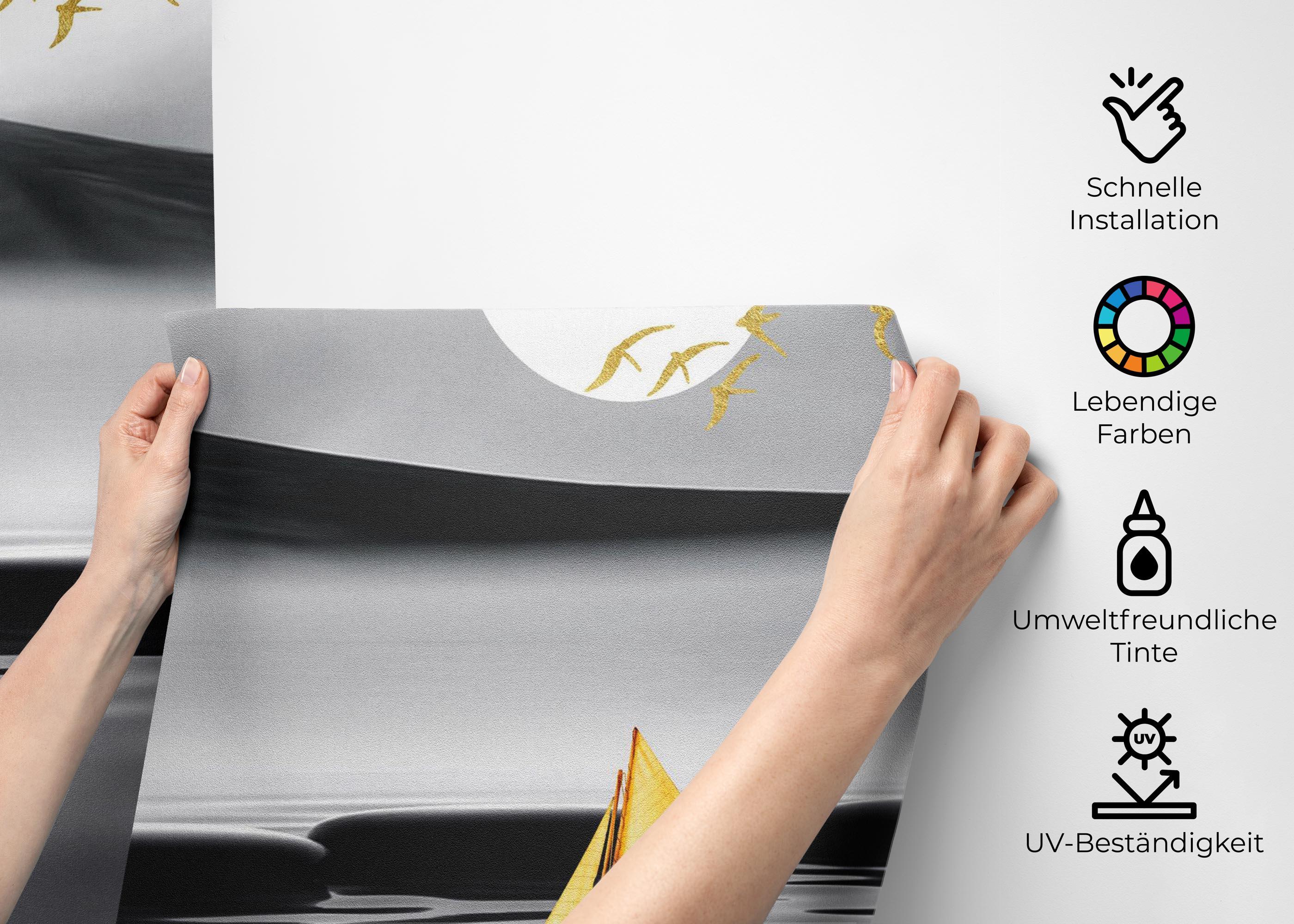 Fototapete Golden Journy mockup 2