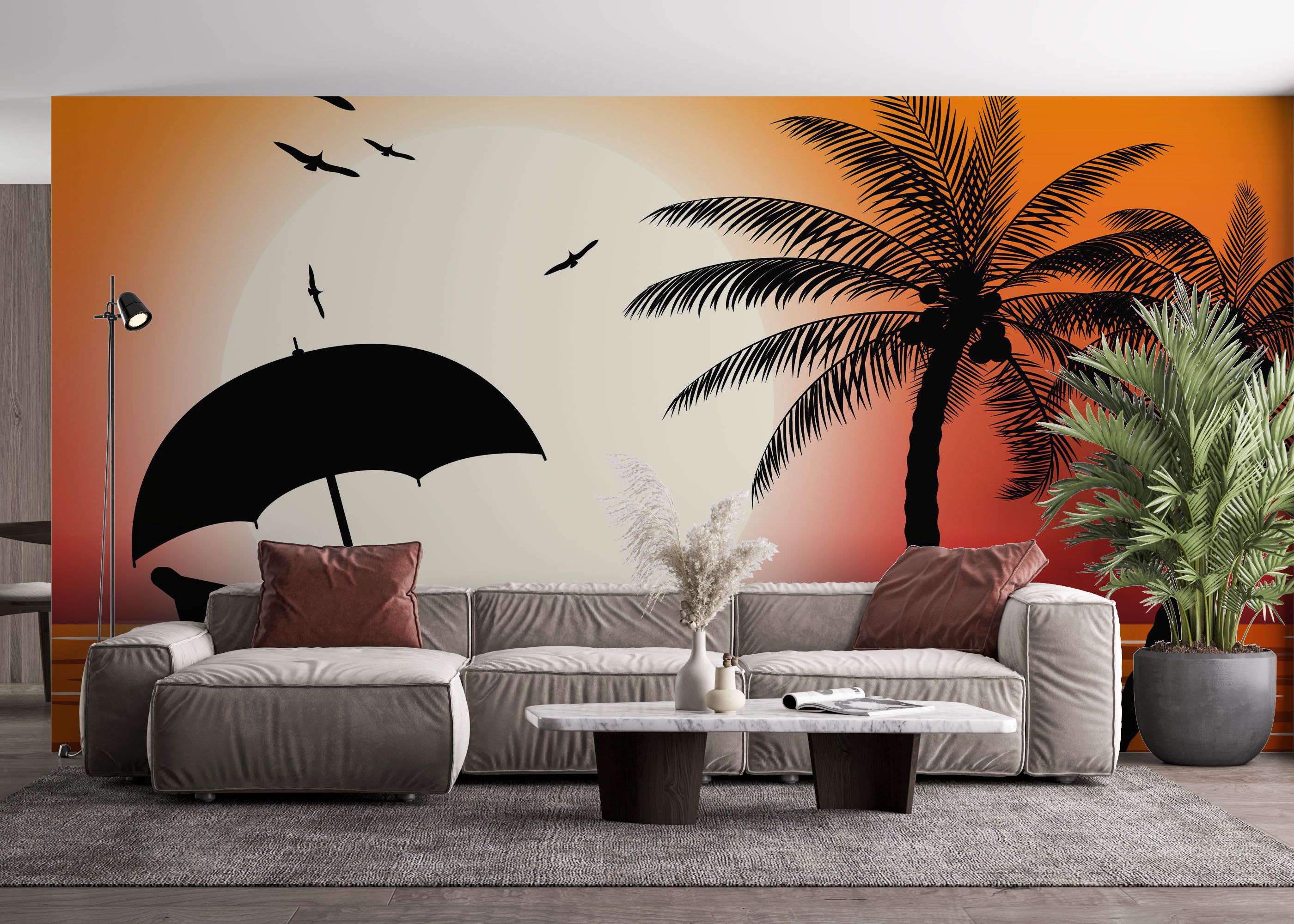 Beach Chair Sunset mockup 4