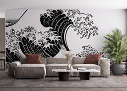 Black Line Wave mockup 4