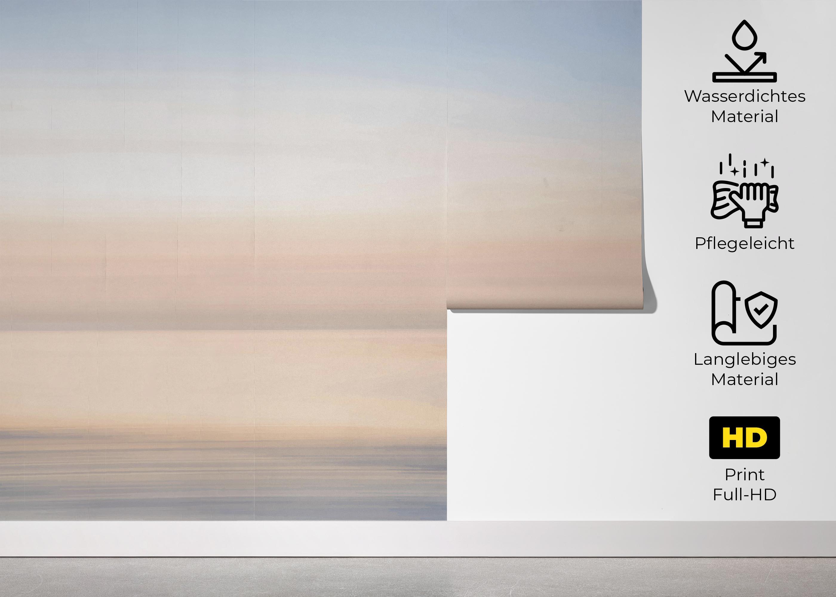 Fototapete Pastel Moon Ocean mockup 5