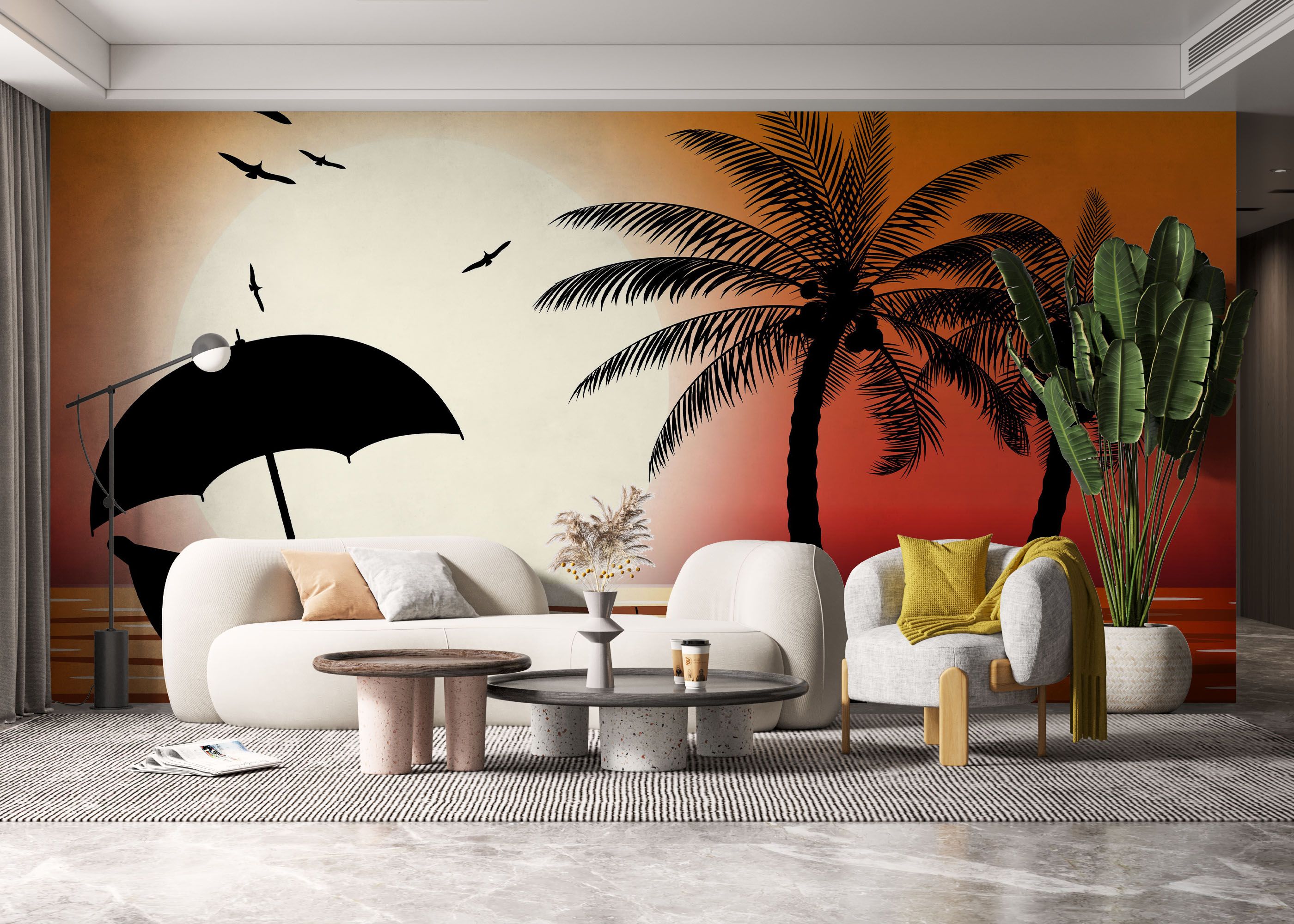 Beach Chair Sunset mockup 6