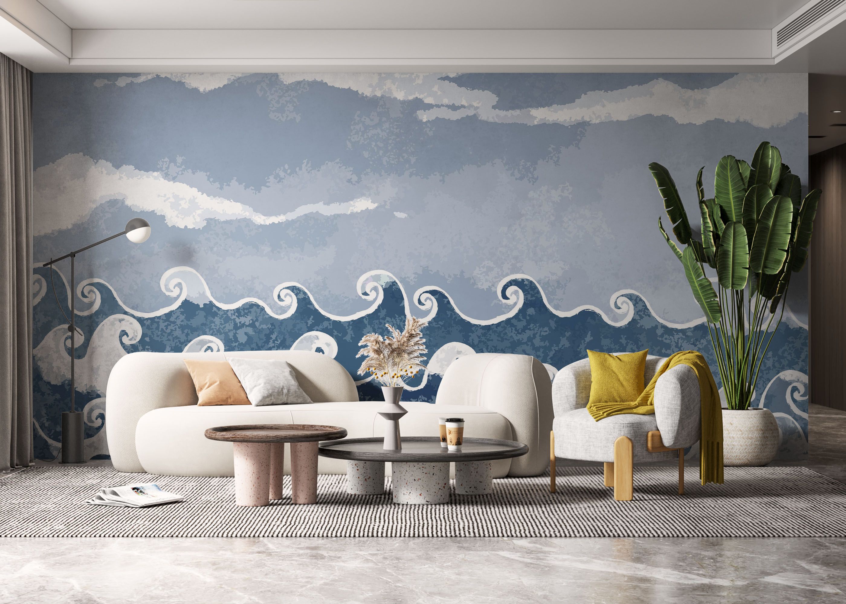 Spiral Wave Art mockup 6