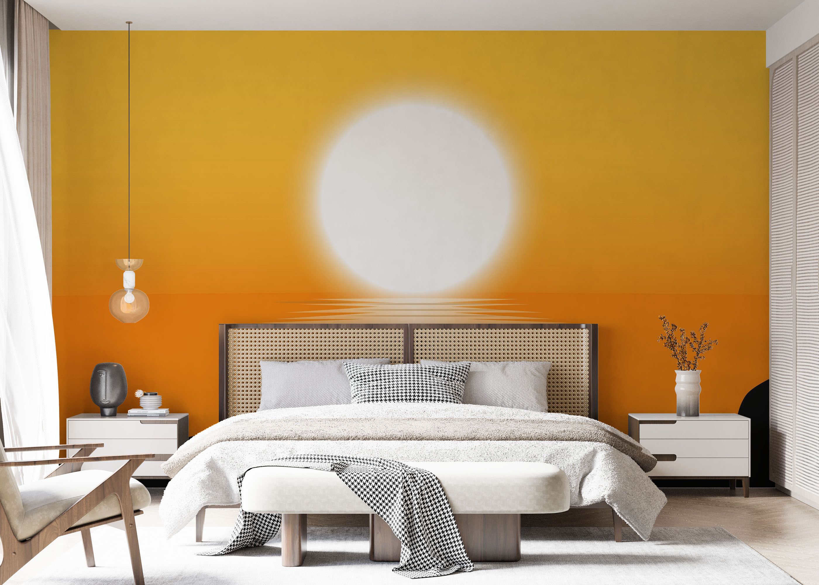 Buddha Sunset Art mockup 7
