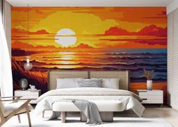 Nice Sunset Cartoon mockup 7