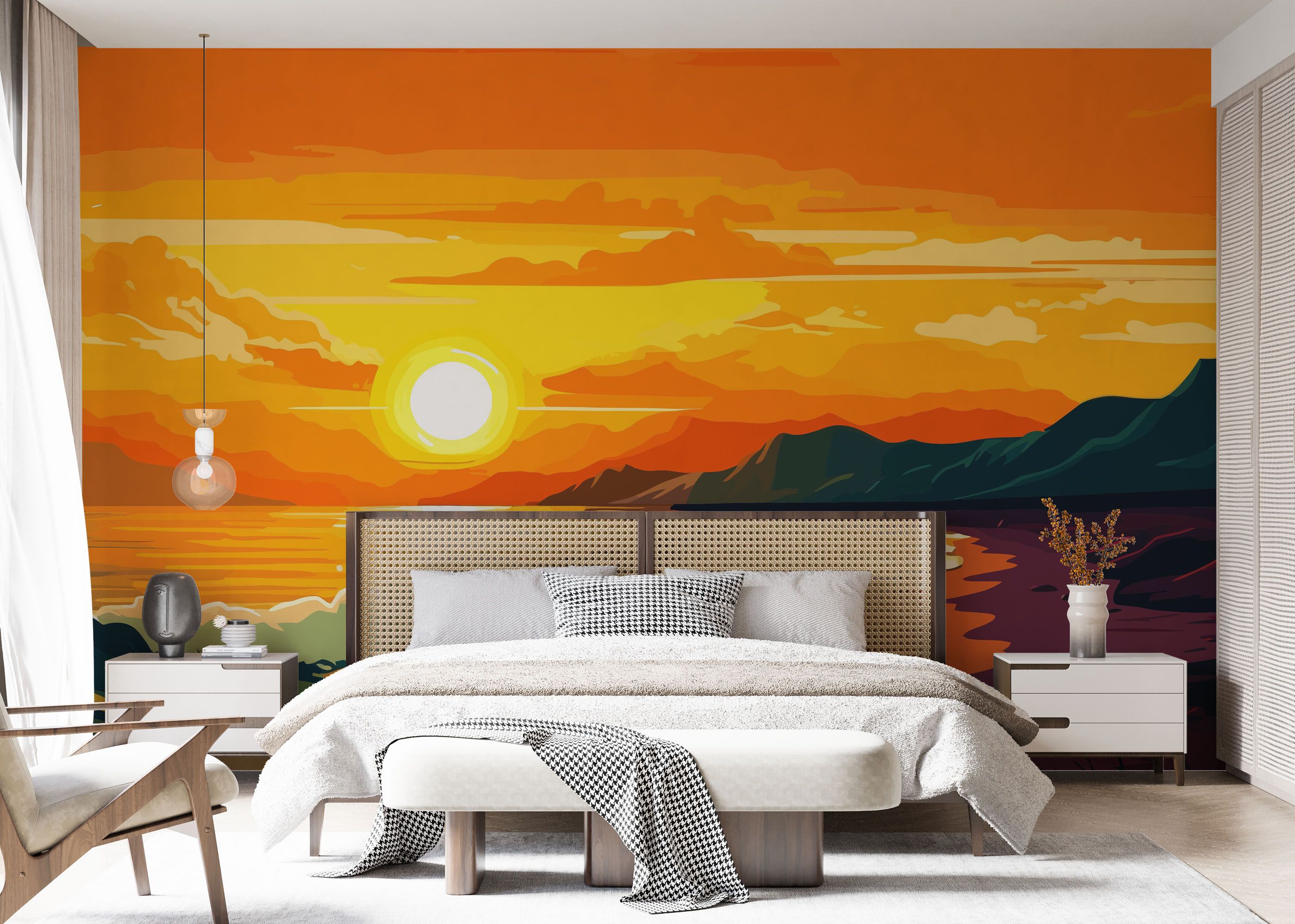 Sunset Art Beach mockup 7