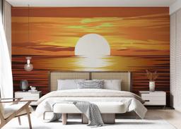 Sunset Brown Ocean mockup 7