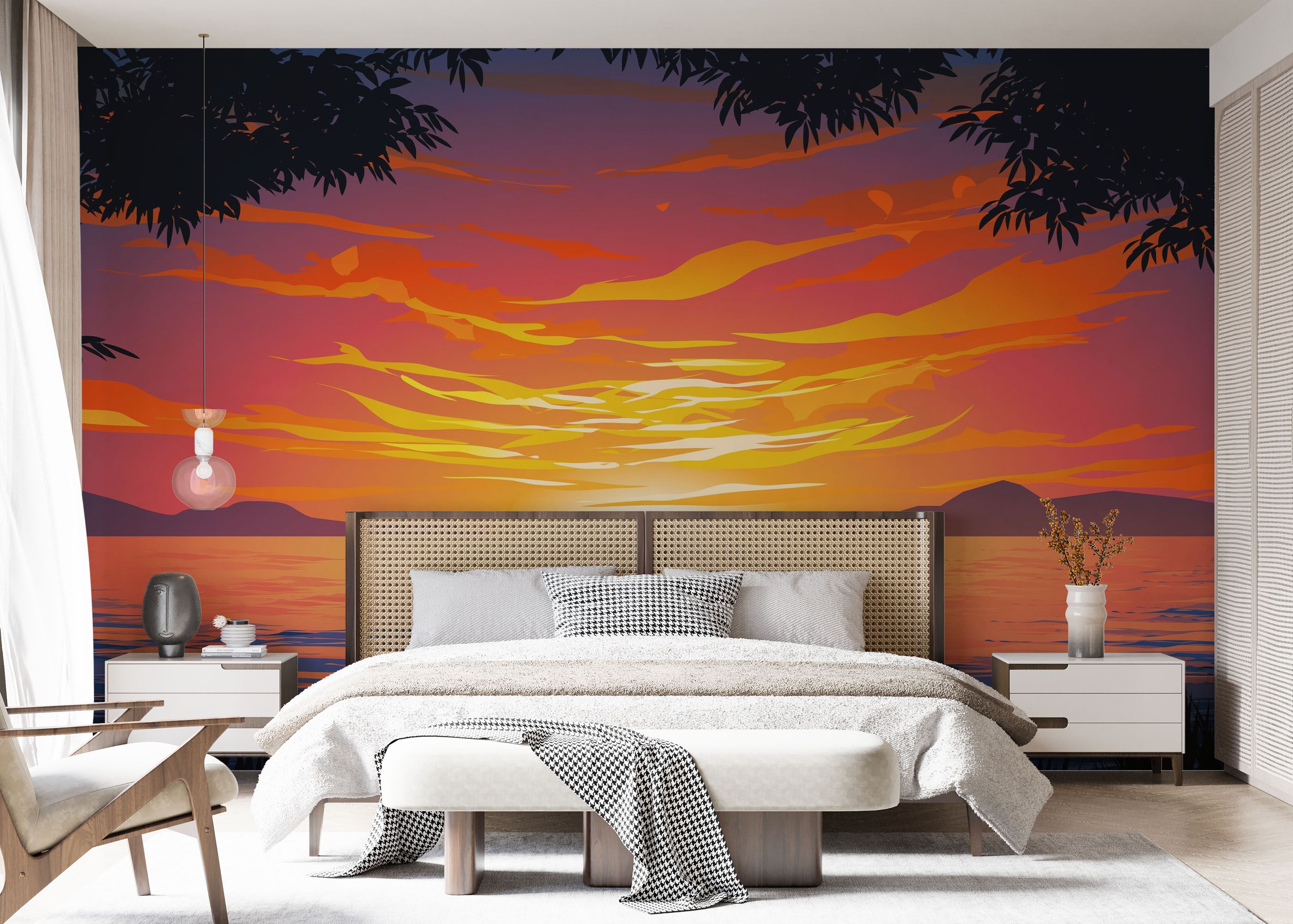 Sunset Orange Cloud mockup 7