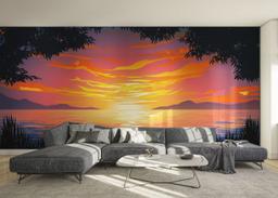 Sunset Orange Cloud mockup 0