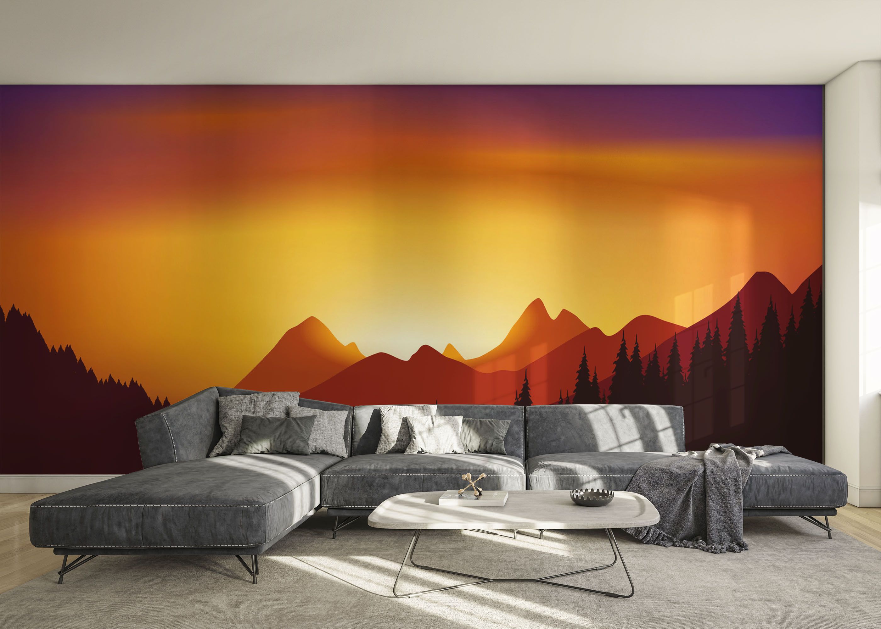 Sunset View Mountain mockup 0