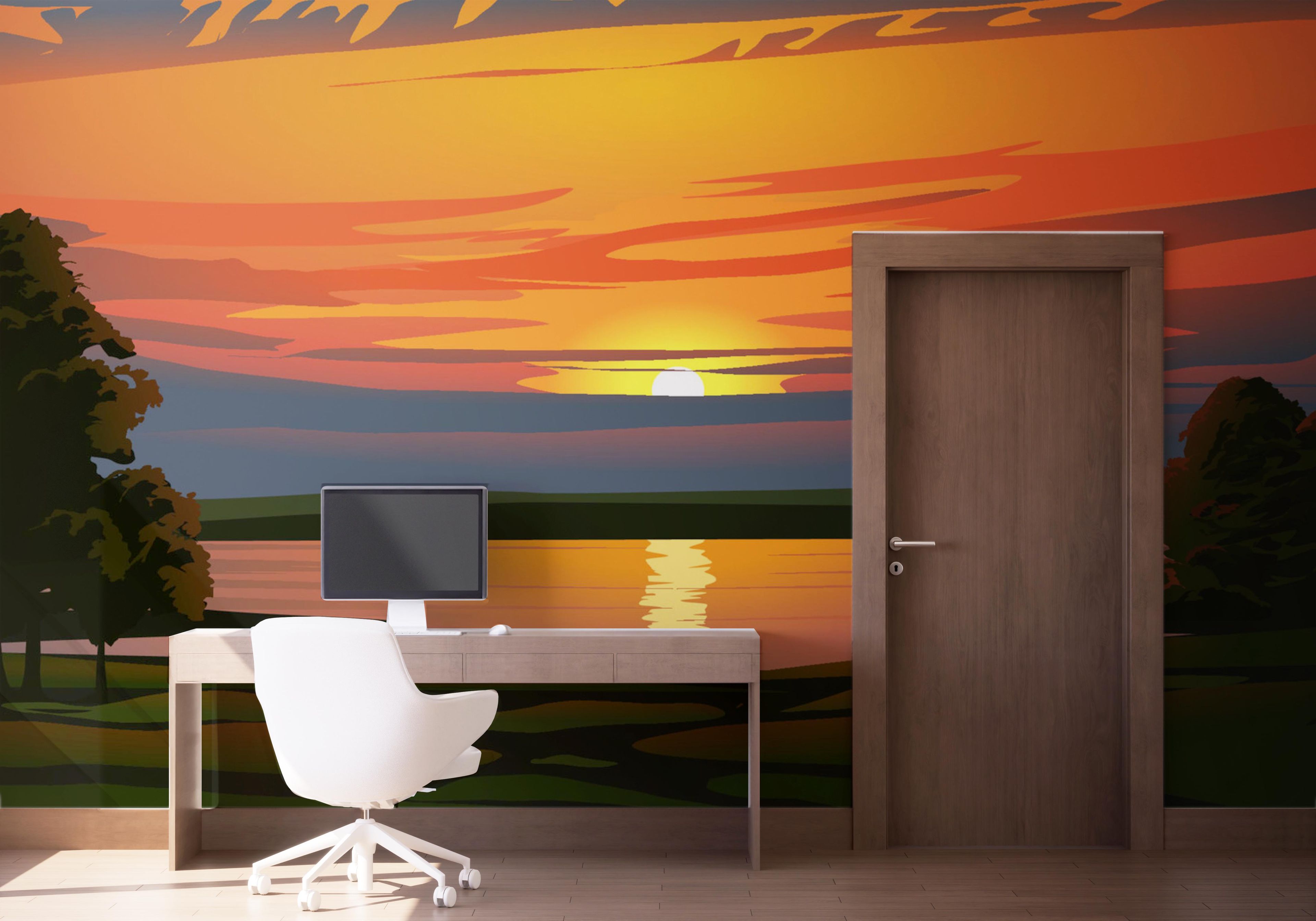 Sunrise Green Tree mockup 1