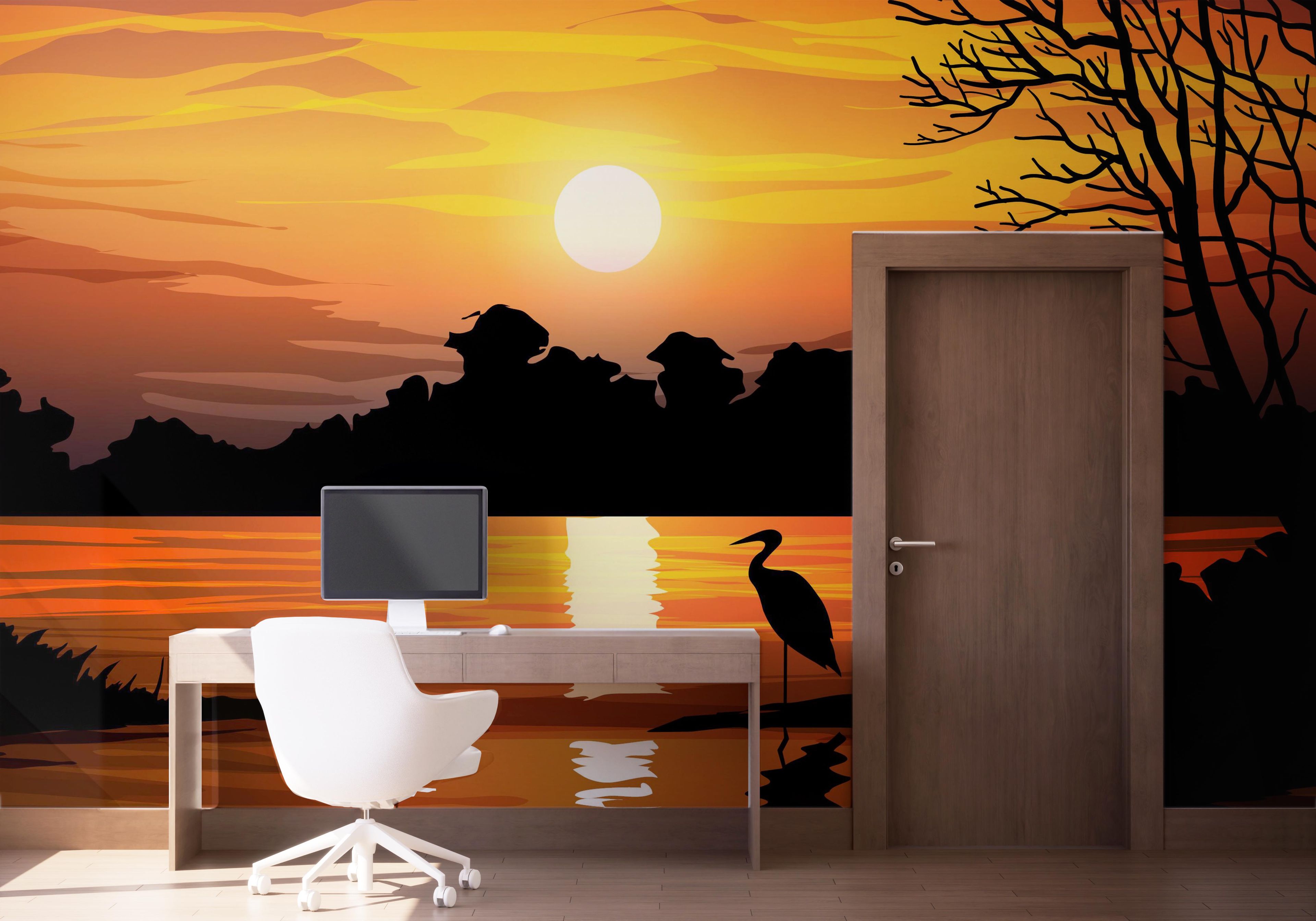 Sunset Land Bird mockup 1