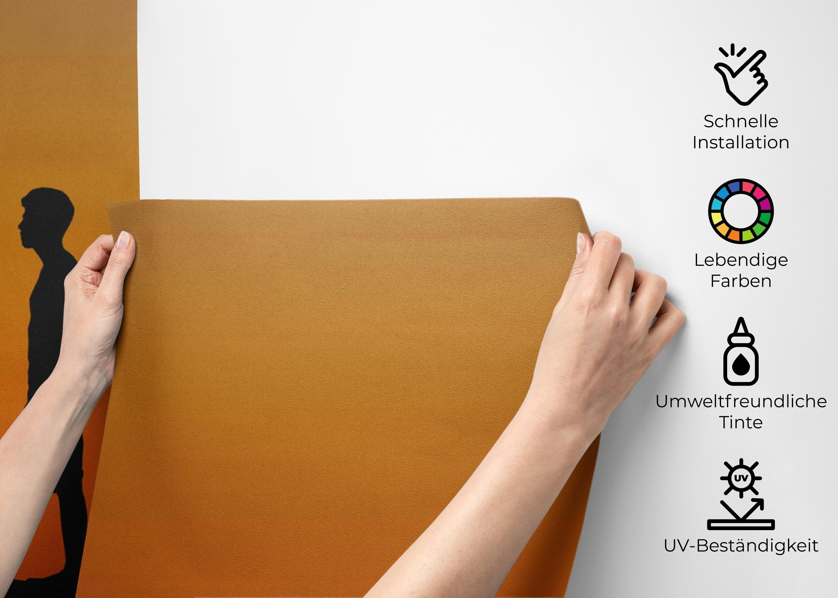 Fototapete Man Shilouette mockup 2