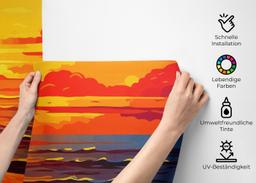 Nice Sunset Cartoon mockup 2