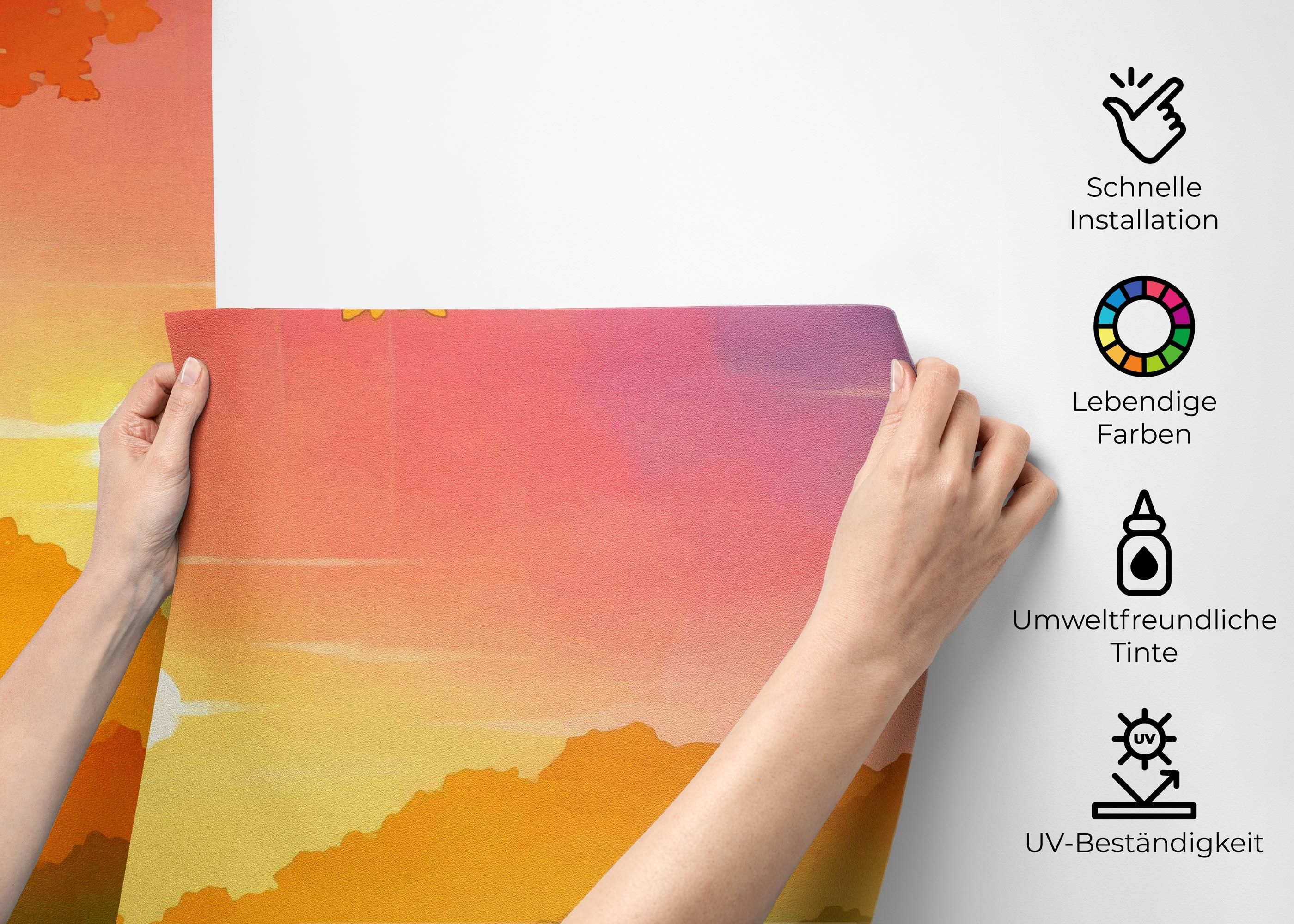 Sunset Autumn View mockup 2